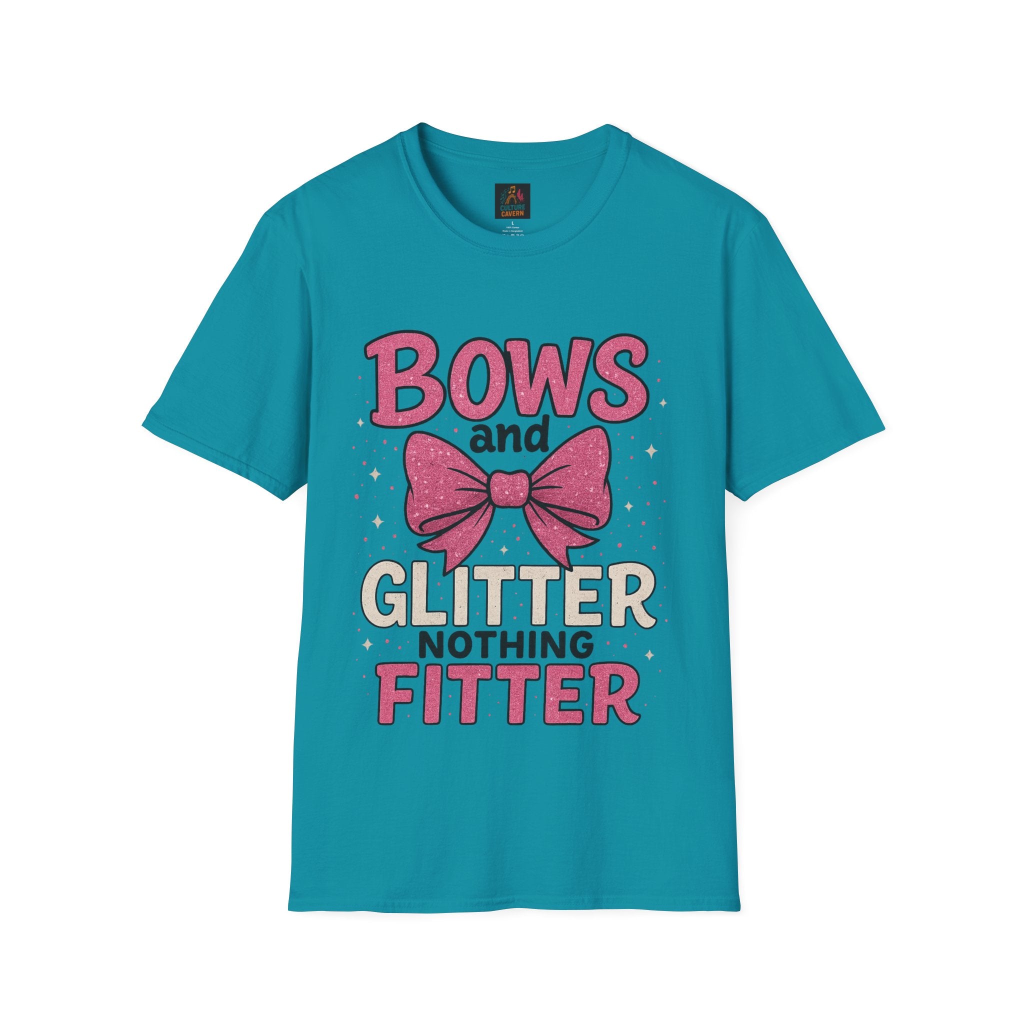 Bows and Glitter, Nothing Fitter T-Shirt