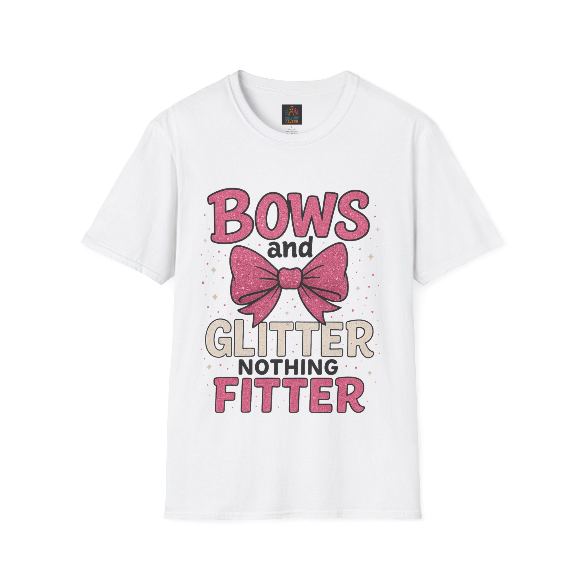 Bows and Glitter, Nothing Fitter T-Shirt