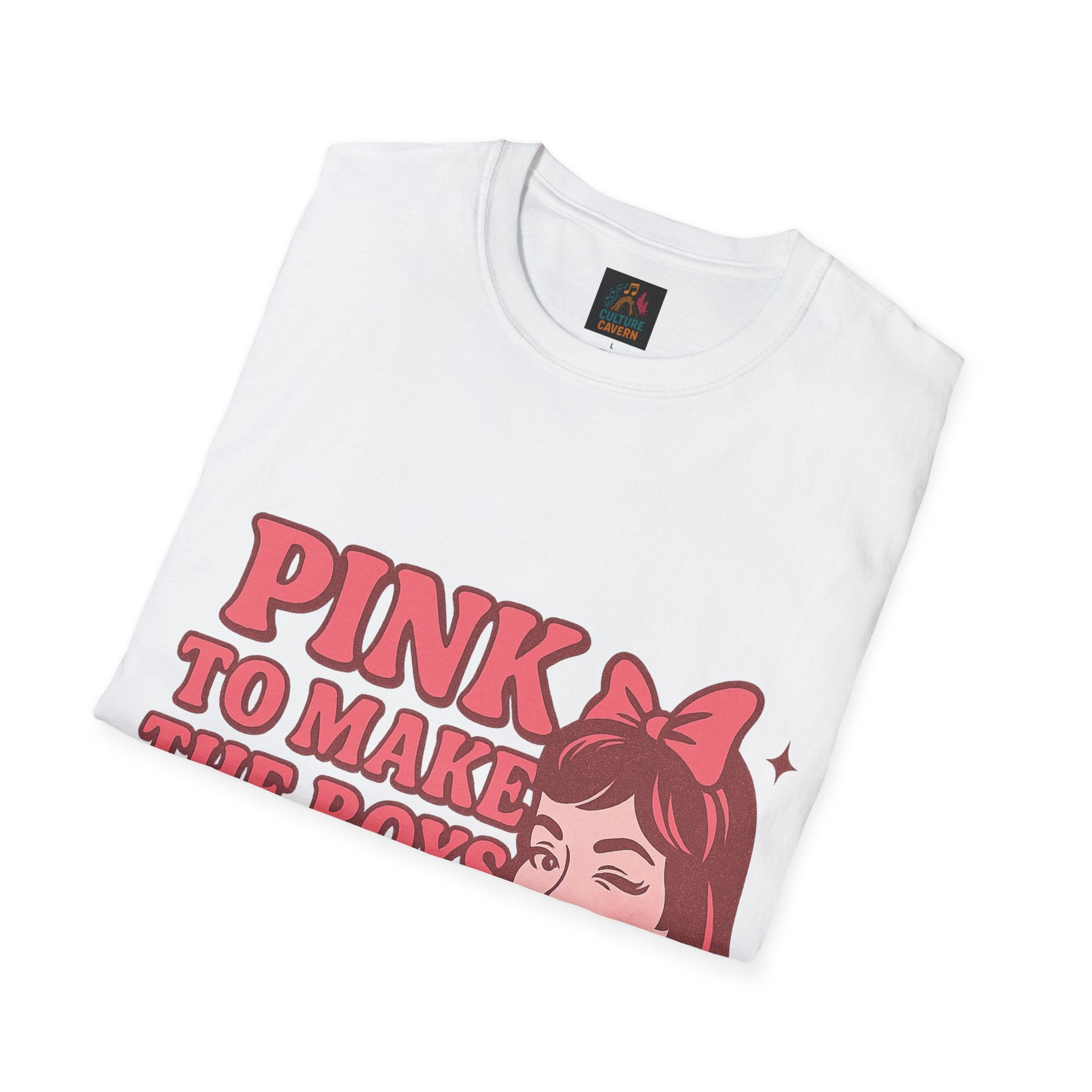 Pink to Make the Boys Wink T-Shirt, Cute Graphic Tee, Casual Wear, [...]