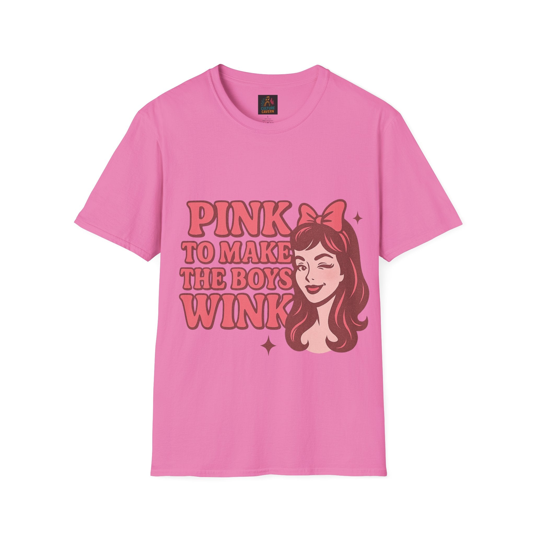 Pink to Make the Boys Wink T-Shirt, Cute Graphic Tee, Casual Wear, [...]