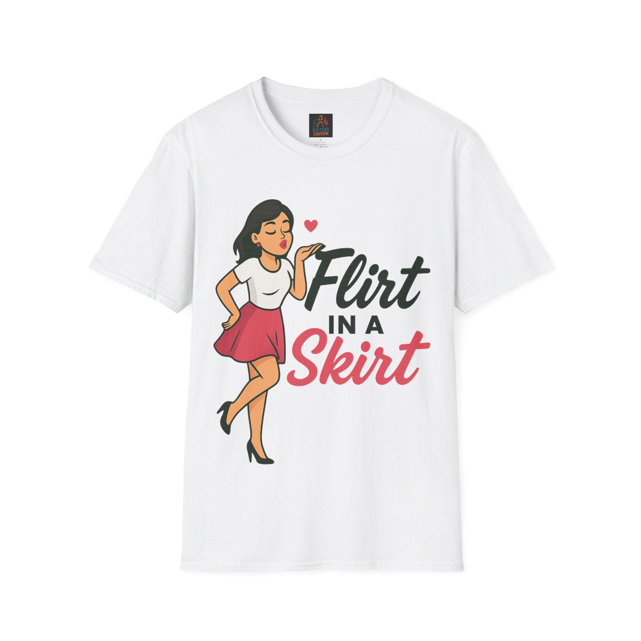 Flirt In A Skirt Graphic T-shirt