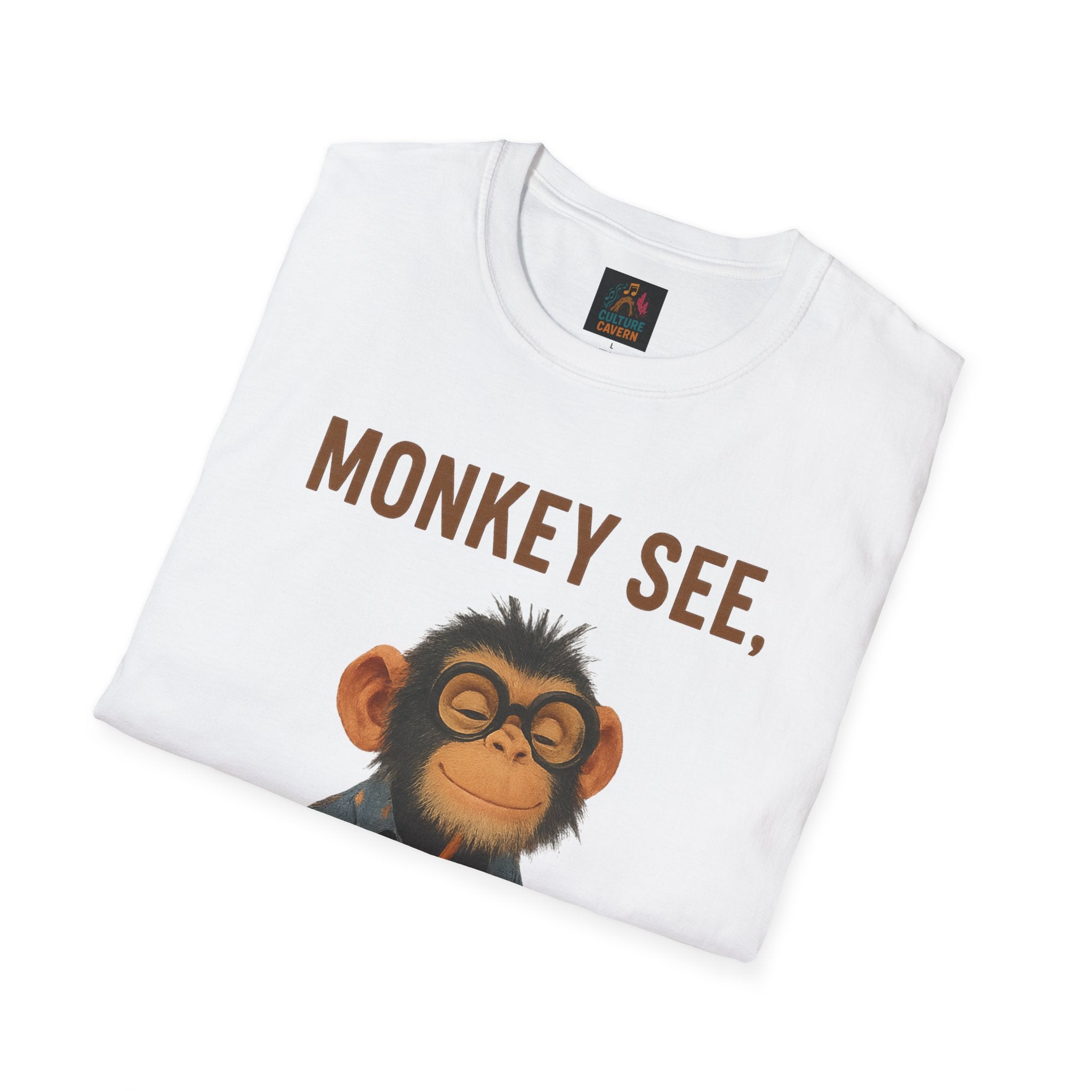 Monkey See, Monkey Brew Unisex T-shirt