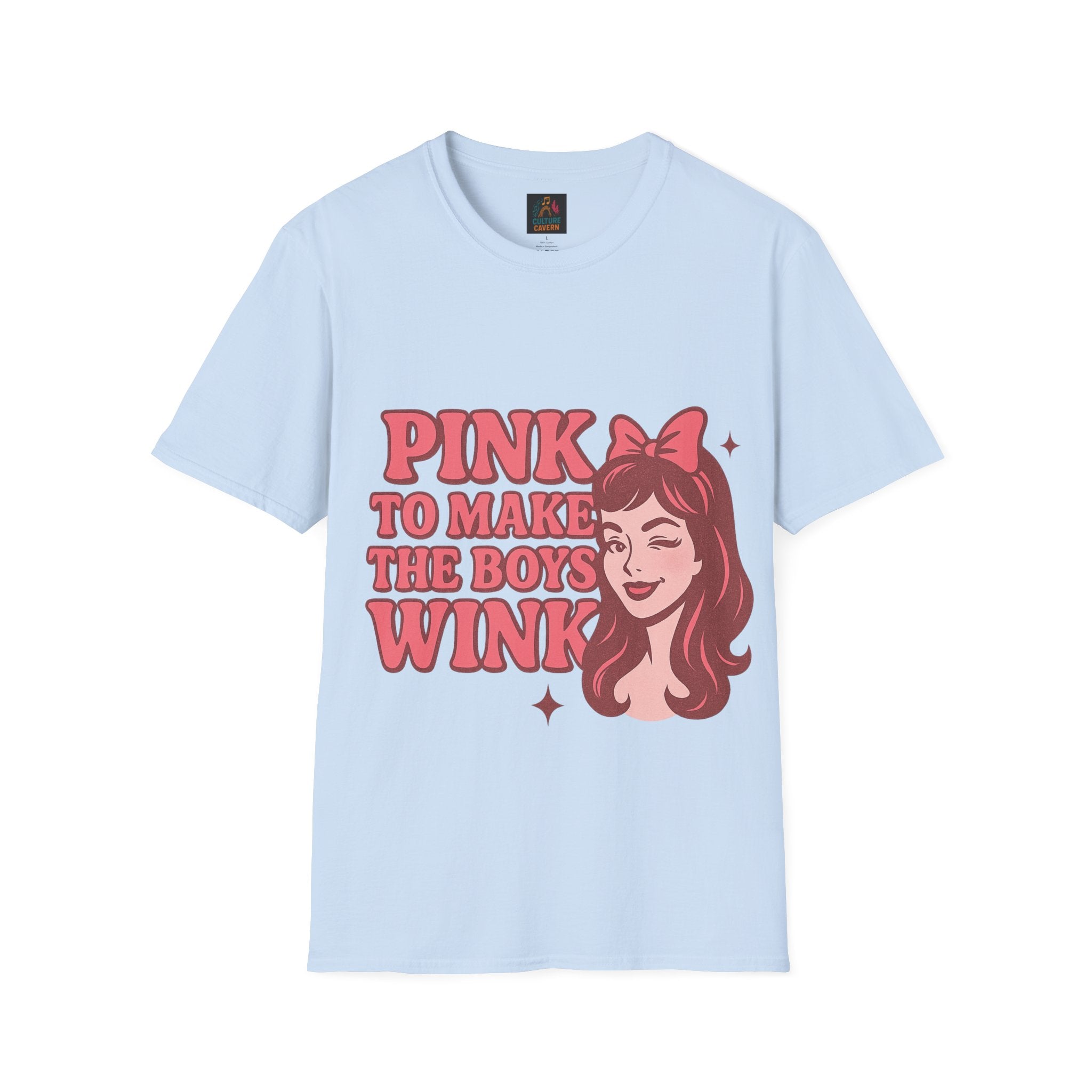 Pink to Make the Boys Wink T-Shirt, Cute Graphic Tee, Casual Wear, [...]