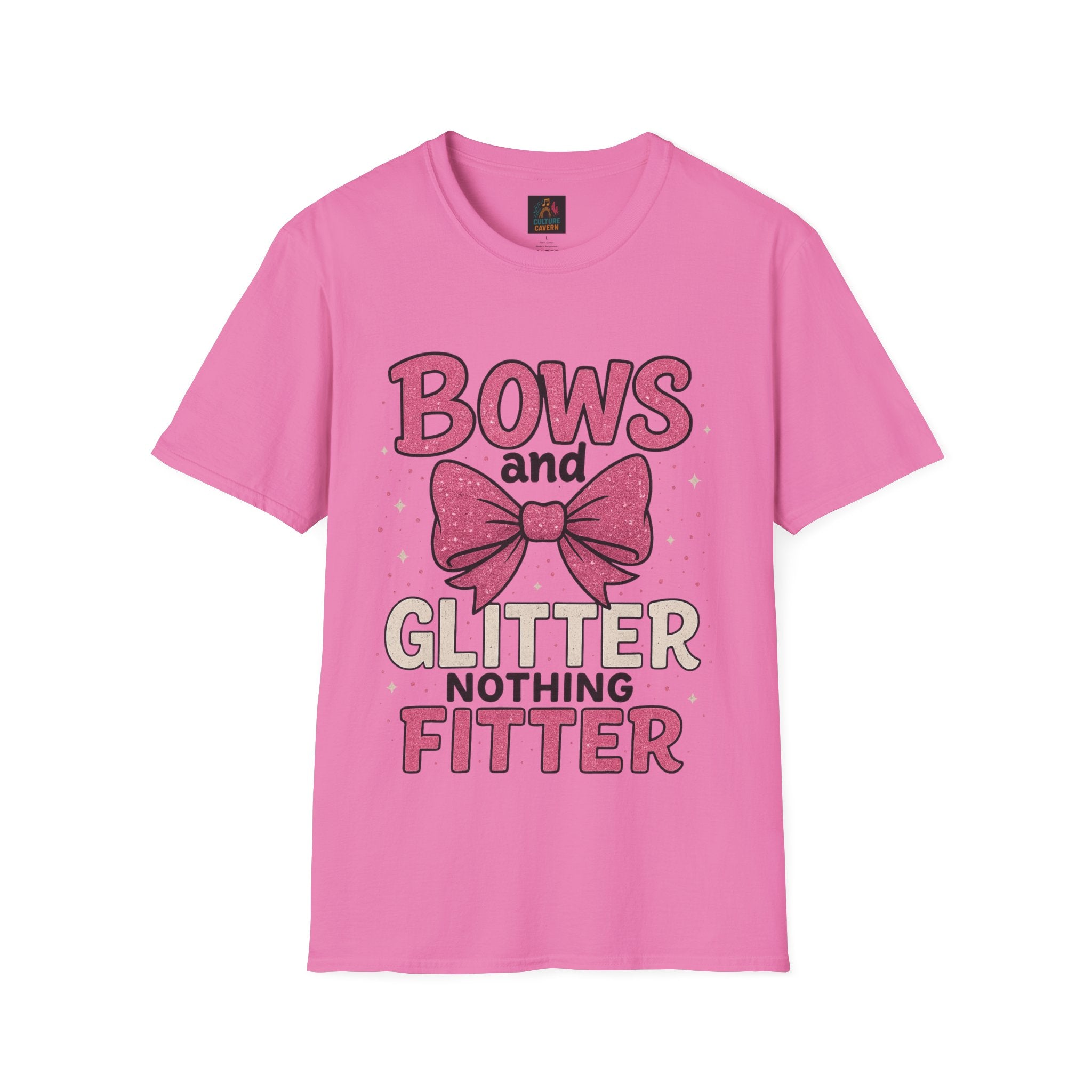 Bows and Glitter, Nothing Fitter T-Shirt