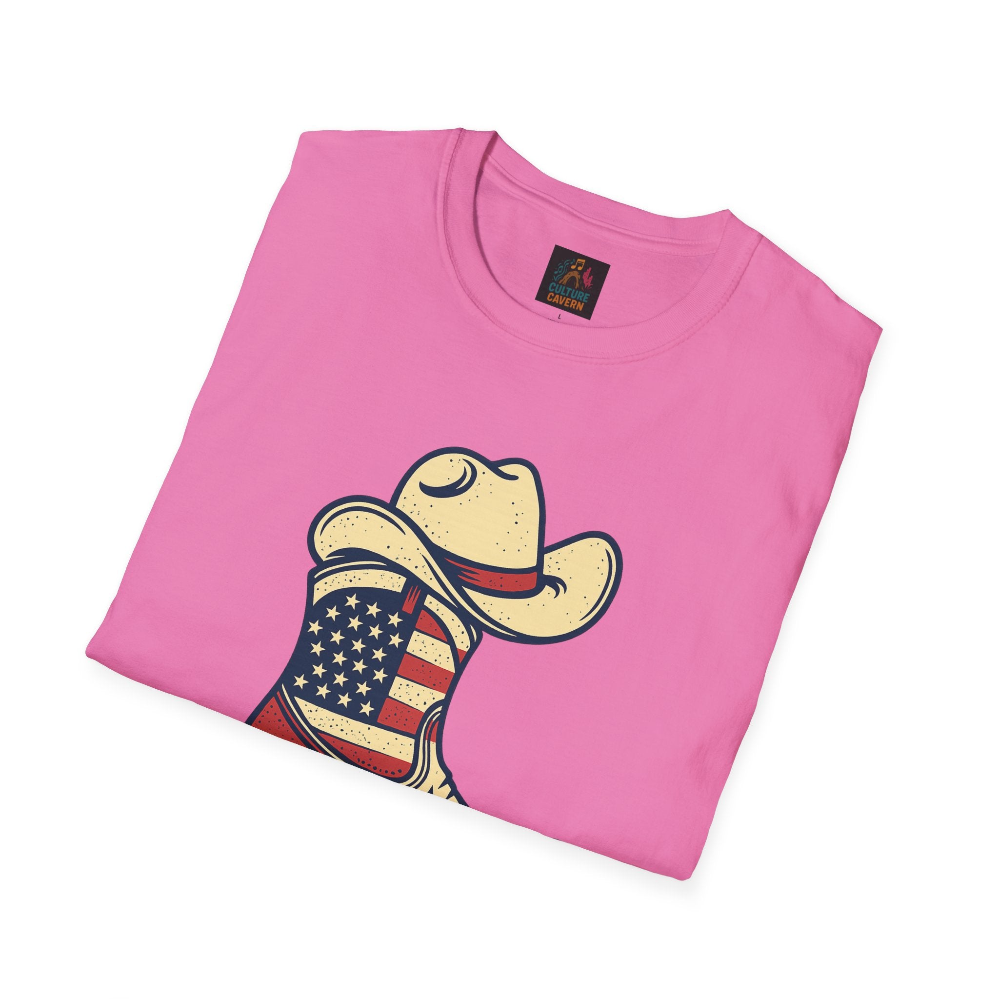 Heel Yeah! - Unisex Cowboy Western Patriotic T-shirt