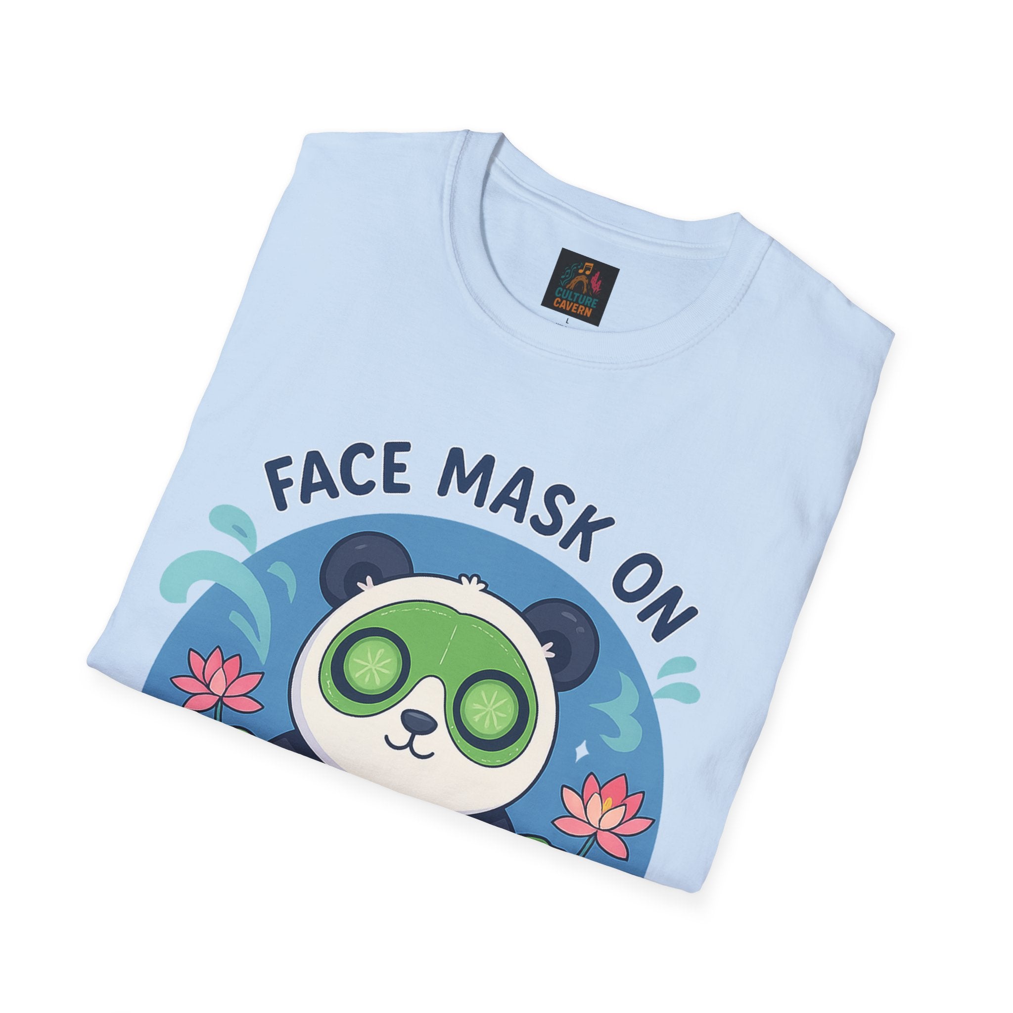 Cute Panda Face Mask T-Shirt