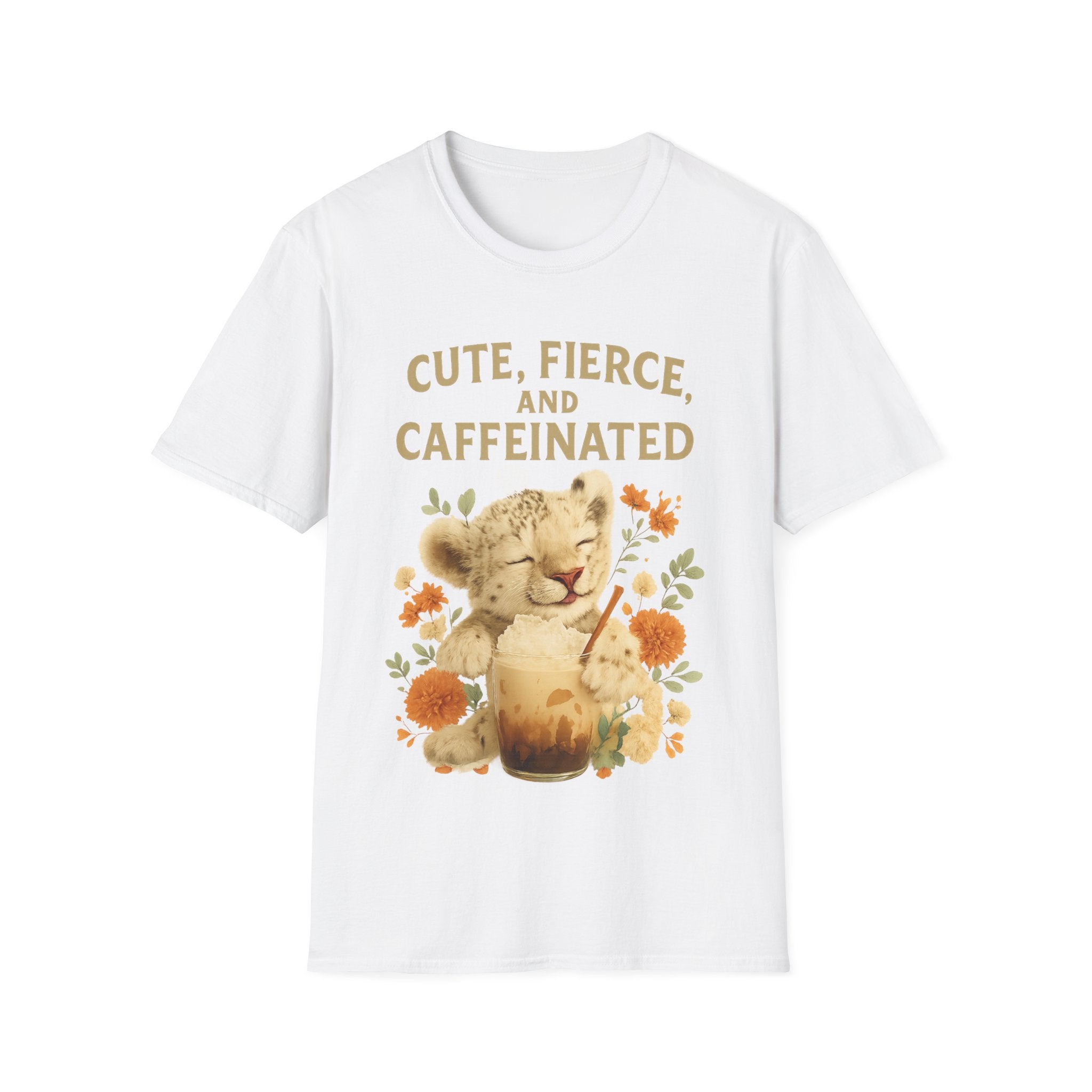Cute Fierce Caffeinated, Lion Cub T-Shirt