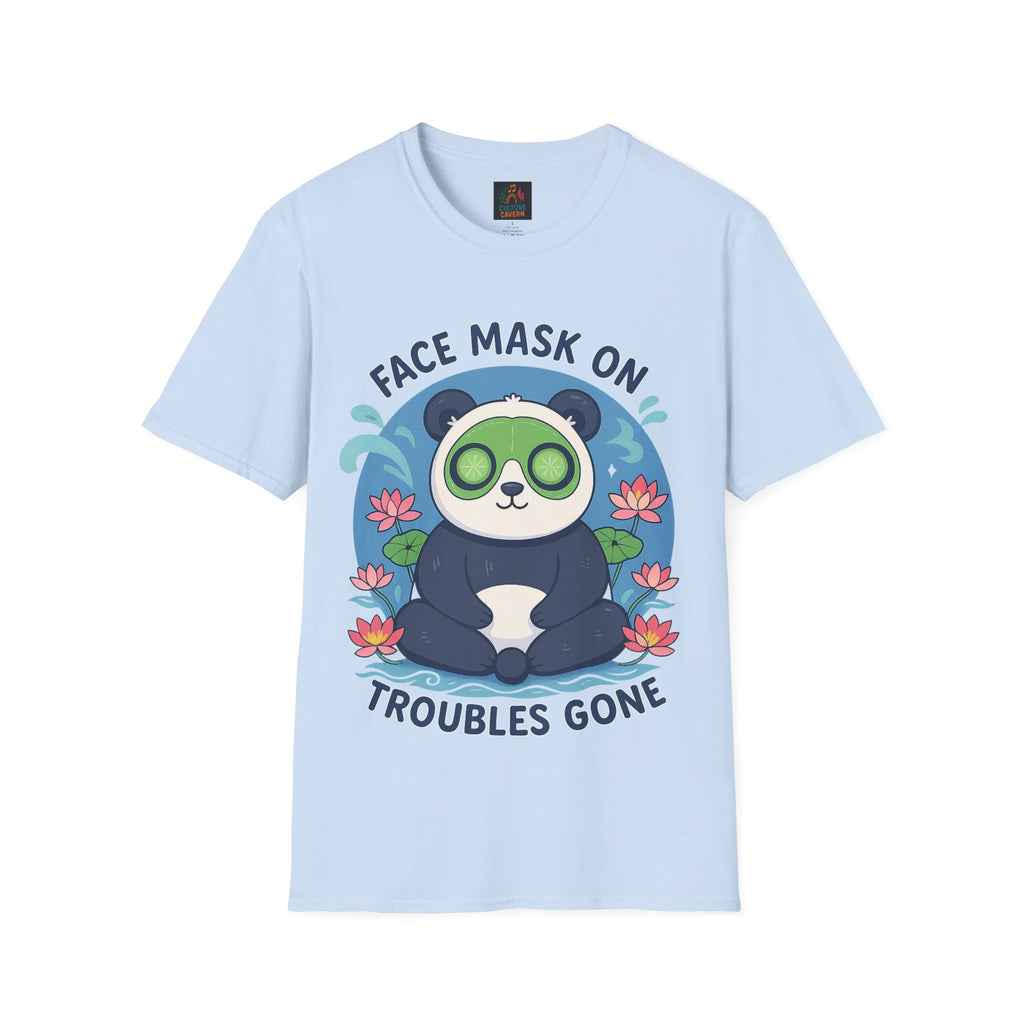 Cute Panda Face Mask T-Shirt