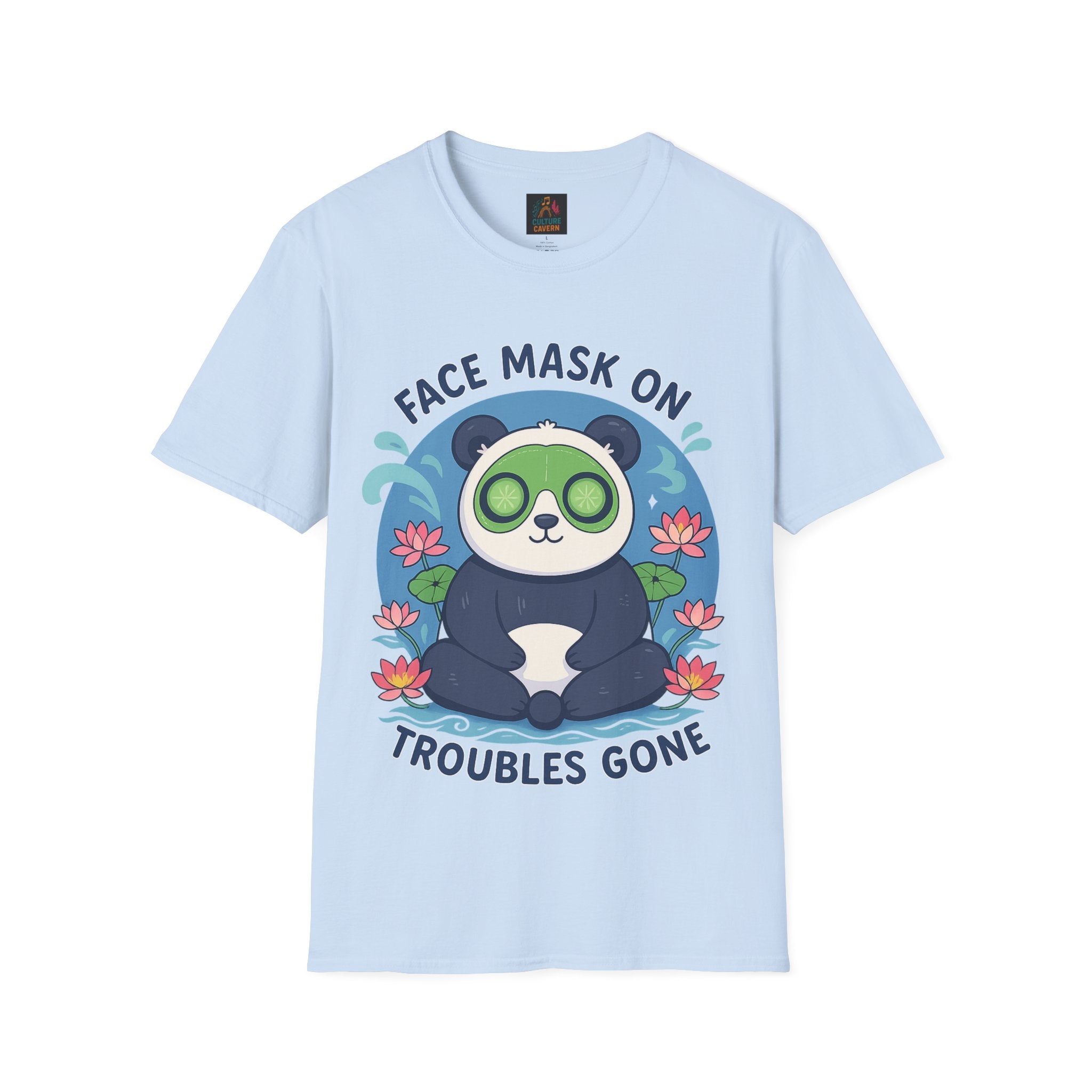Cute Panda Face Mask T-Shirt