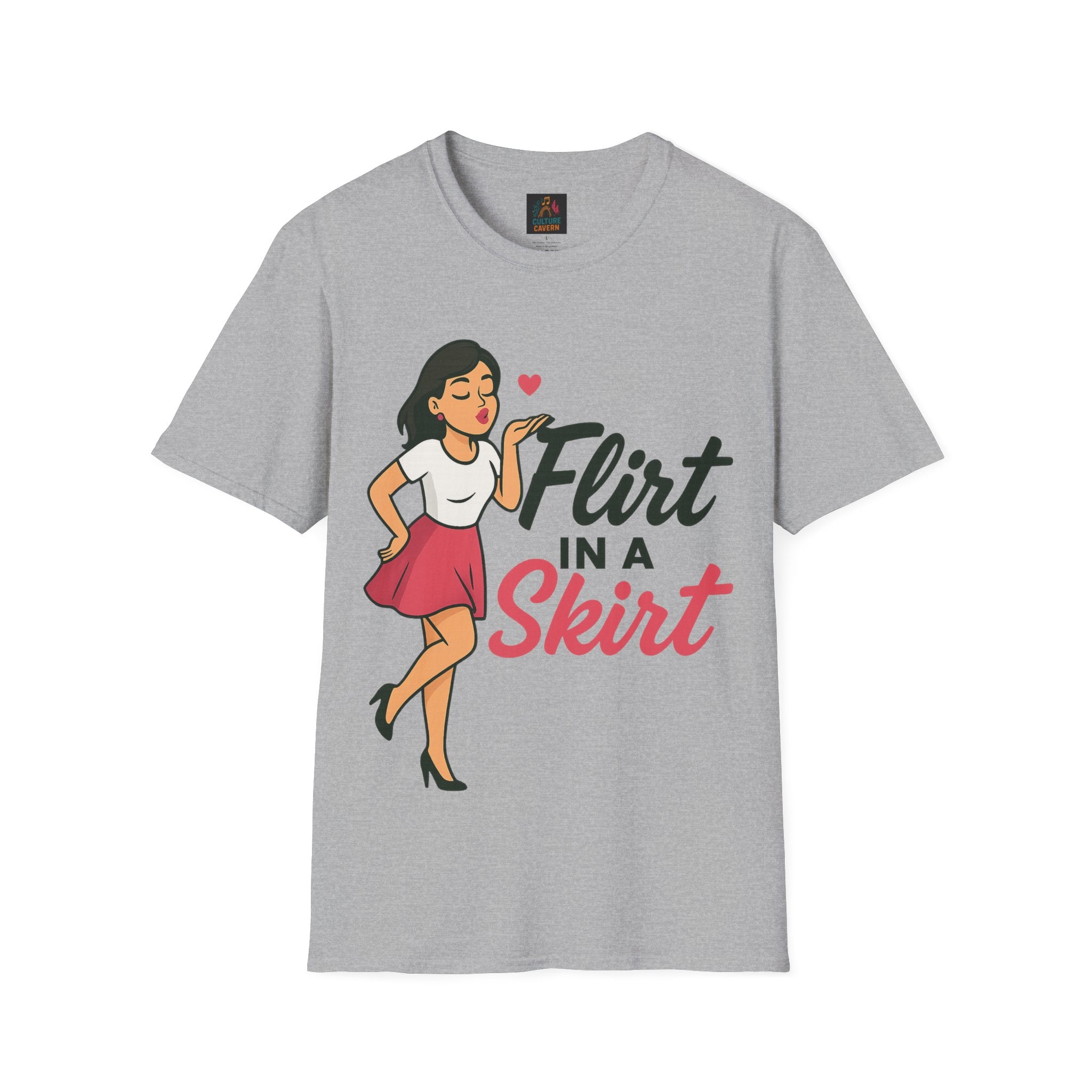 Flirt In A Skirt Graphic T-shirt
