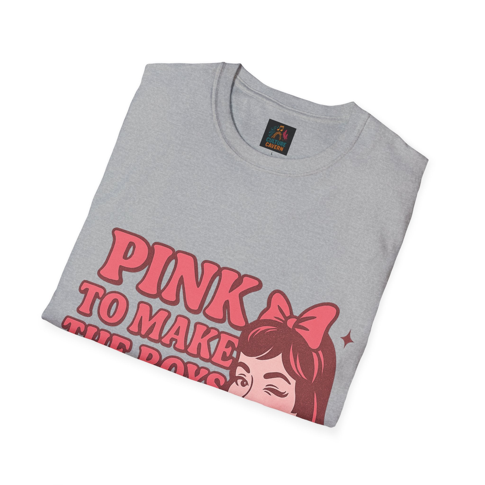 Pink to Make the Boys Wink T-Shirt, Cute Graphic Tee, Casual Wear, [...]