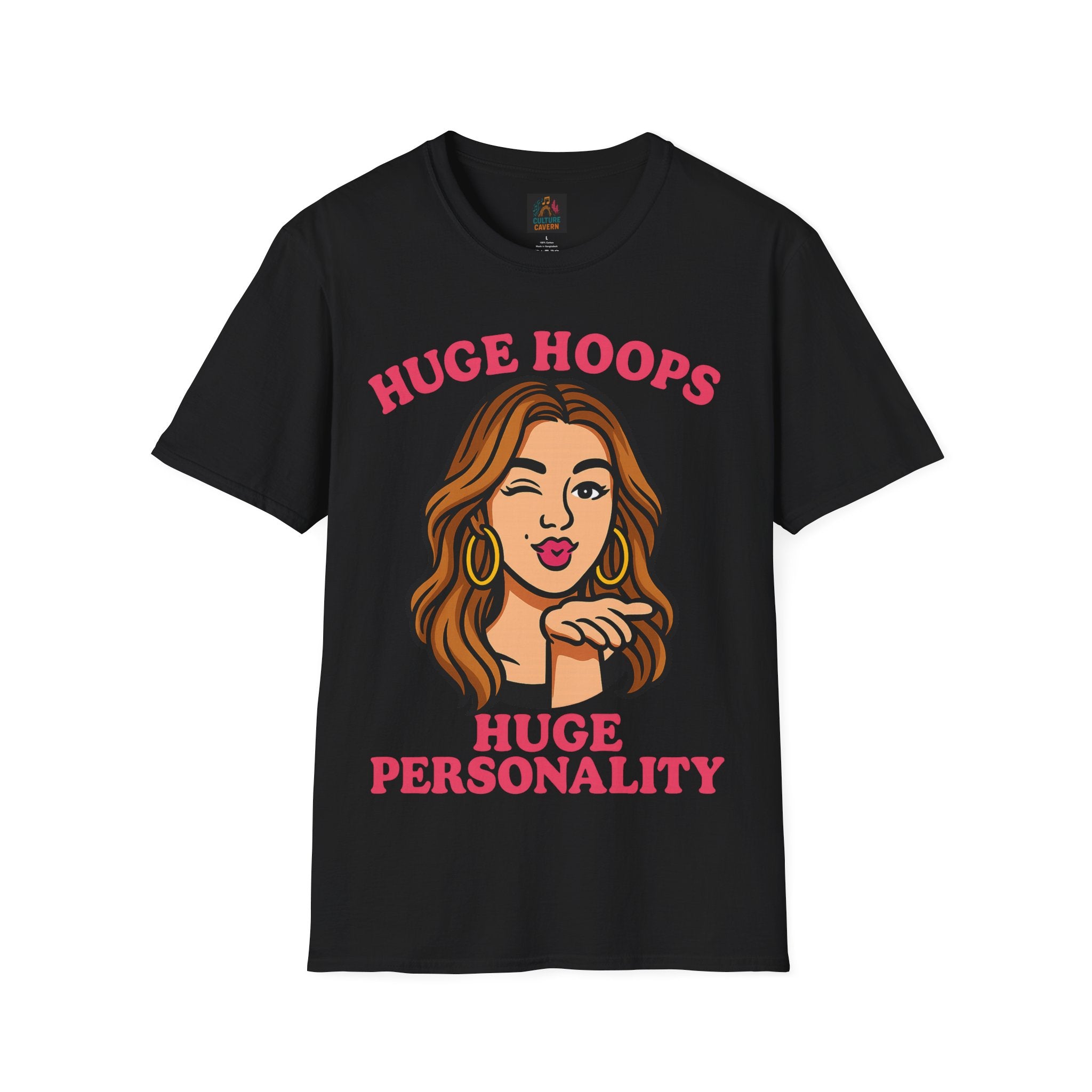 Huge Hoops, Huge Personality Tee