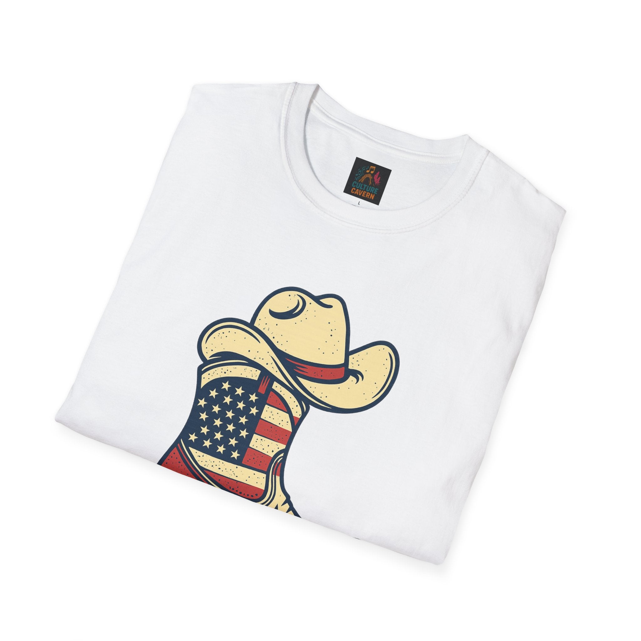 Heel Yeah! - Unisex Cowboy Western Patriotic T-shirt
