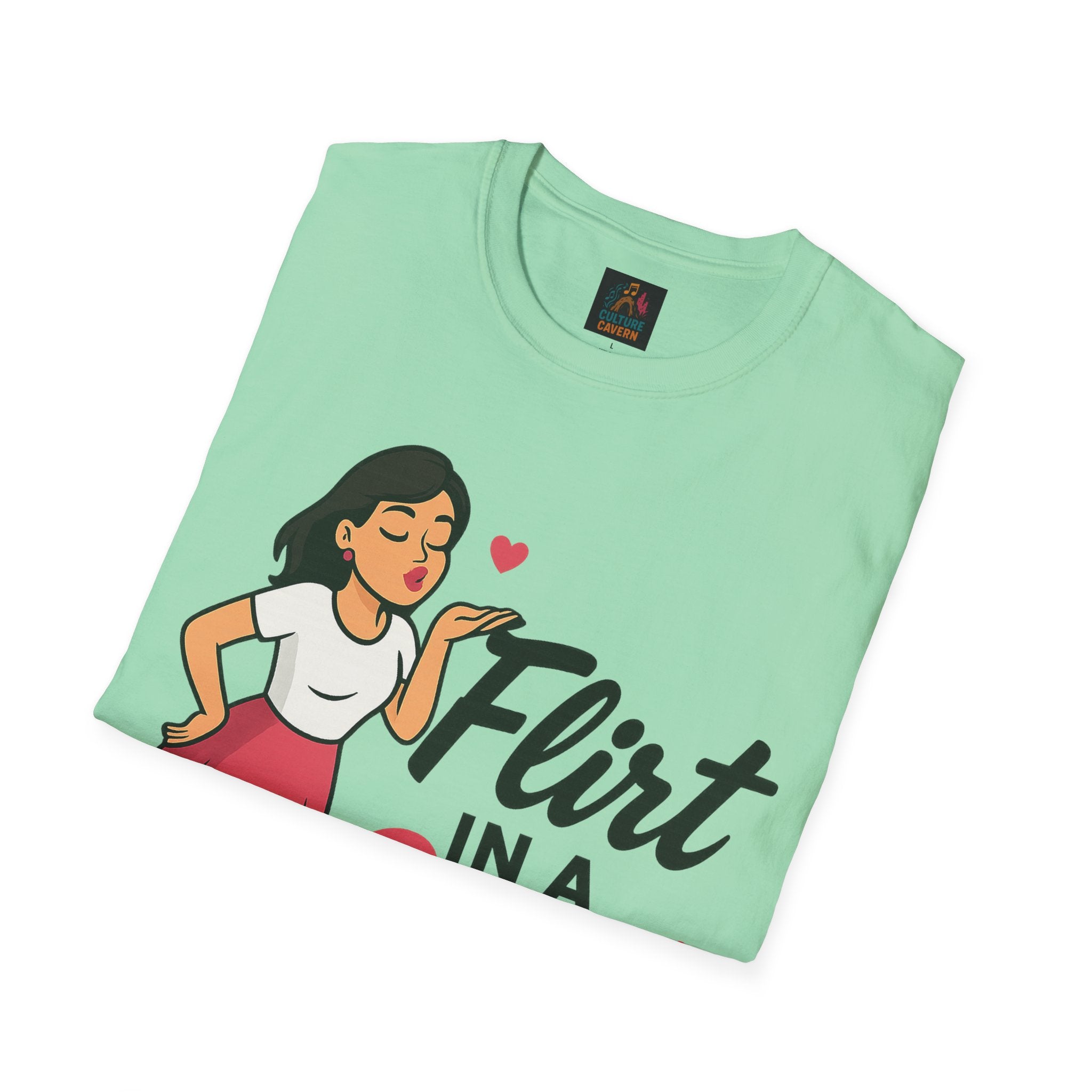 Flirt In A Skirt Graphic T-shirt