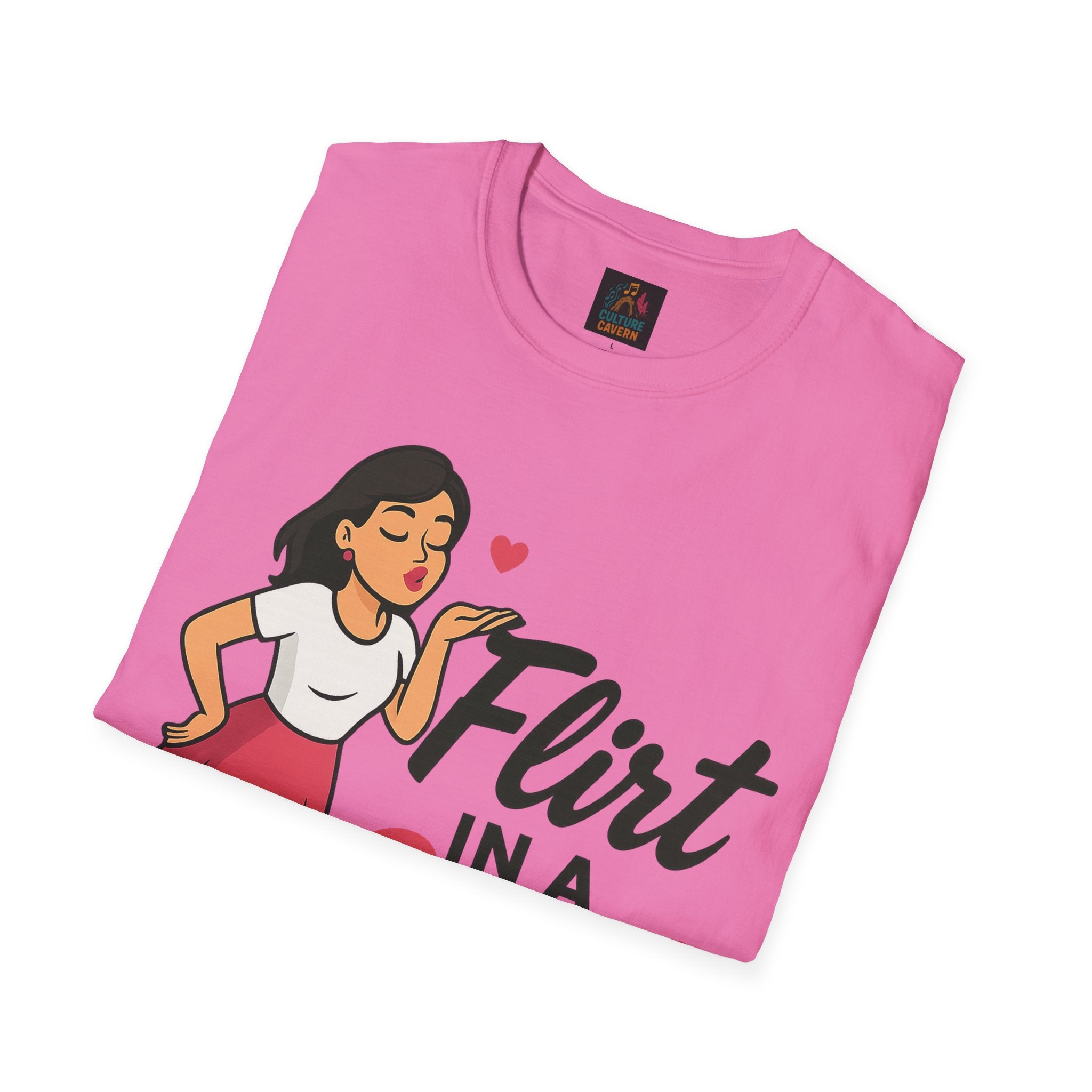 Flirt In A Skirt Graphic T-shirt