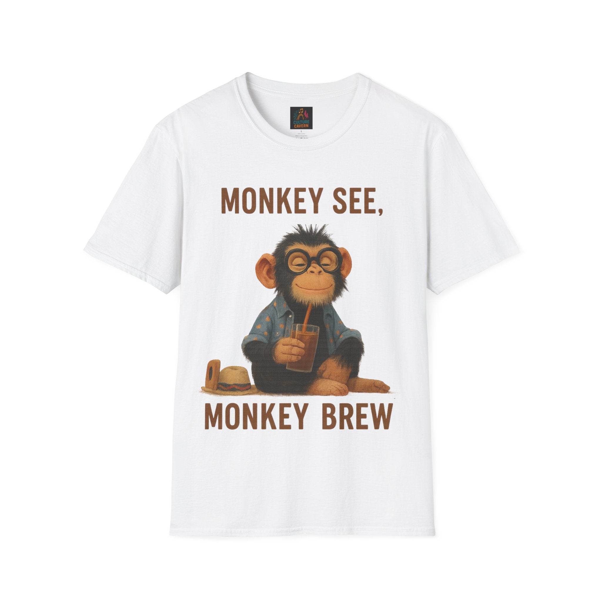 Monkey See, Monkey Brew Unisex T-shirt