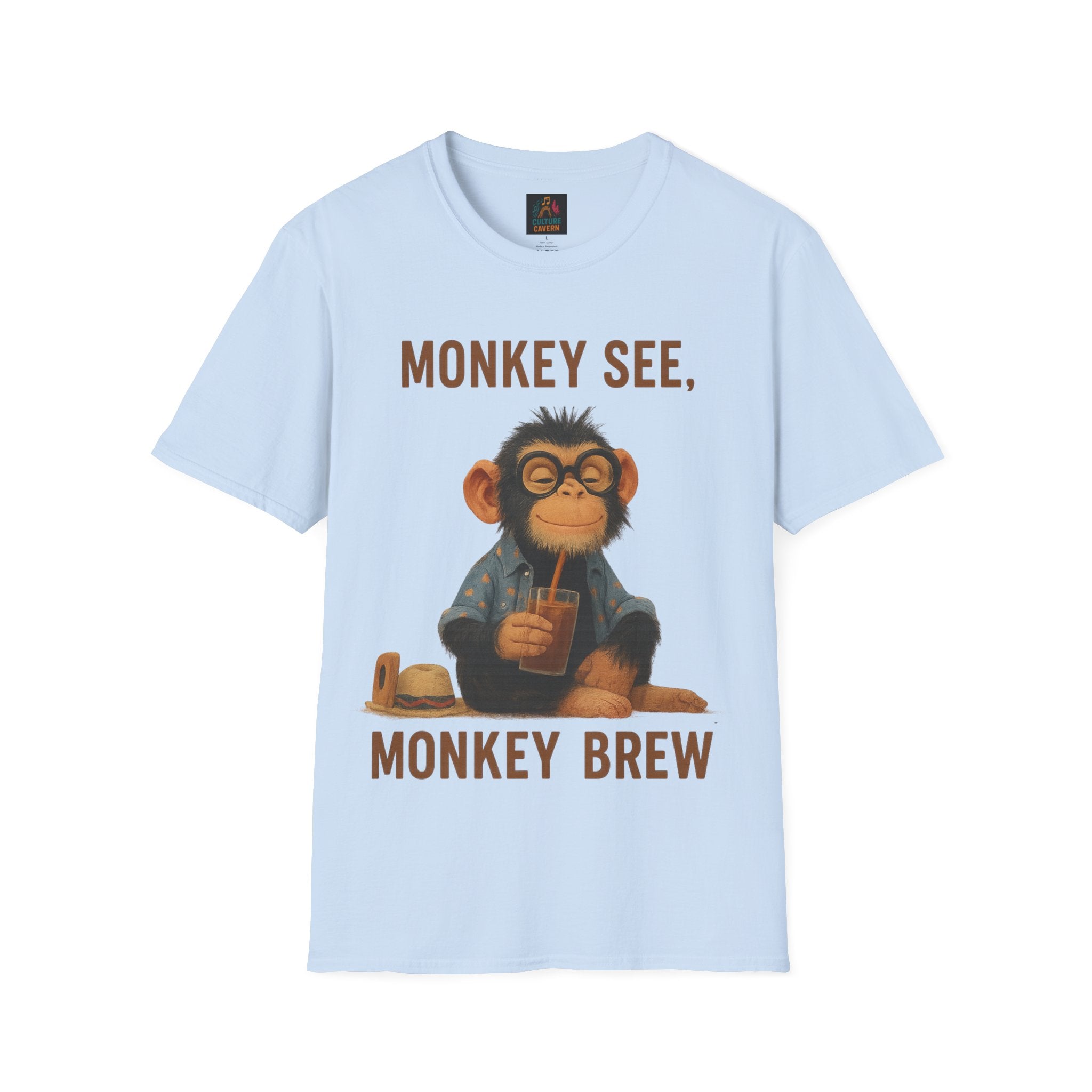 Monkey See, Monkey Brew Unisex T-shirt