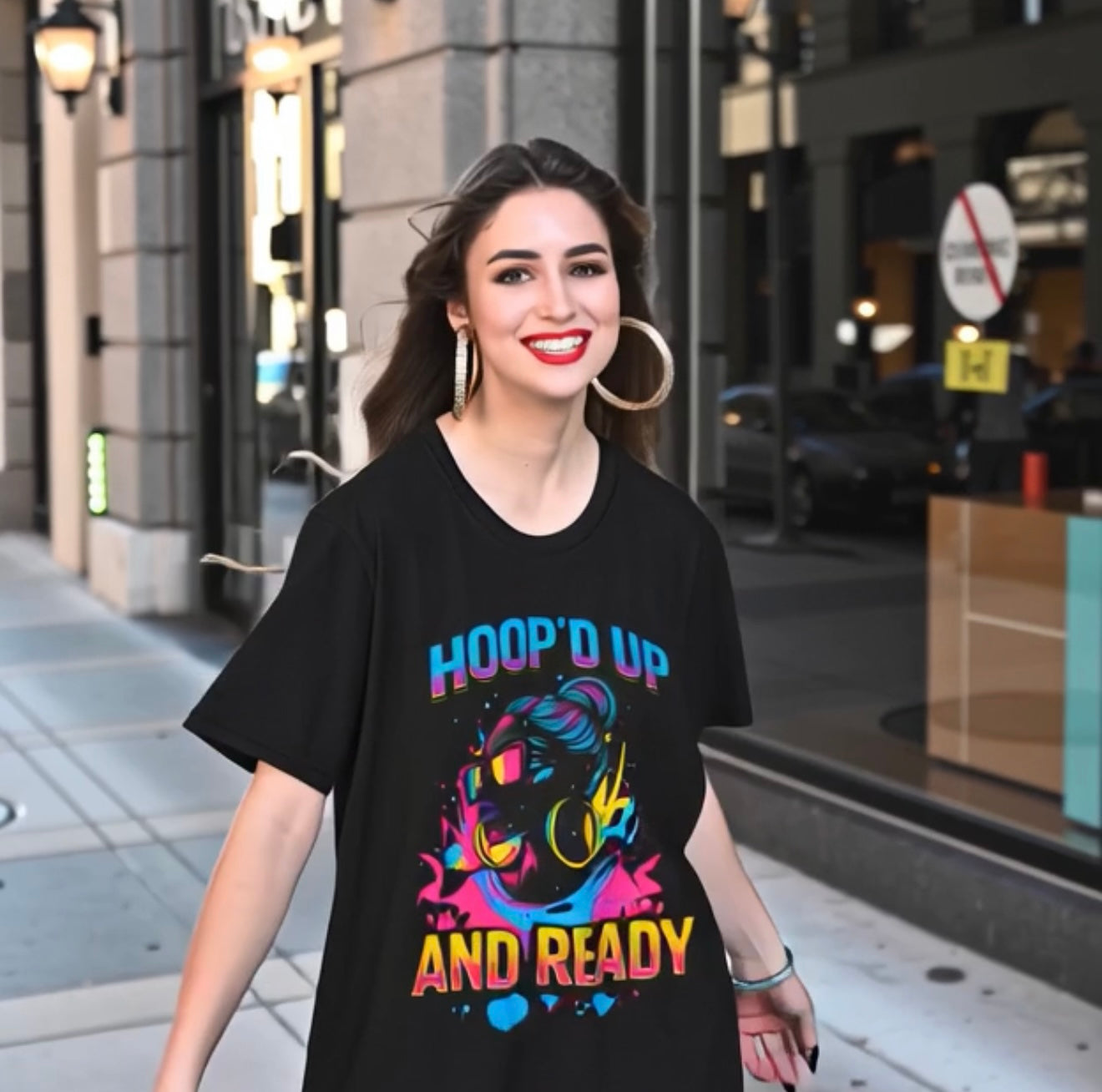 Hoop’d Up and Ready Graphic T-Shirt |