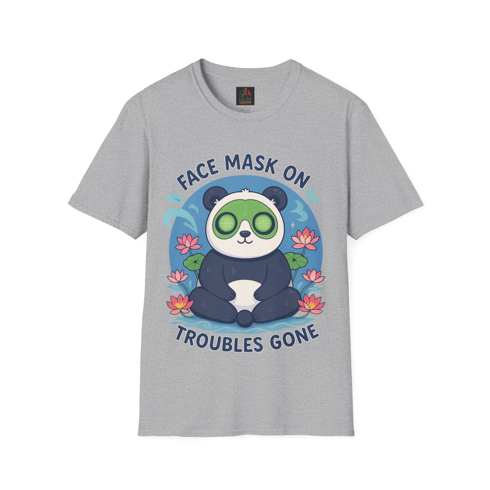 Cute Panda Face Mask T-Shirt