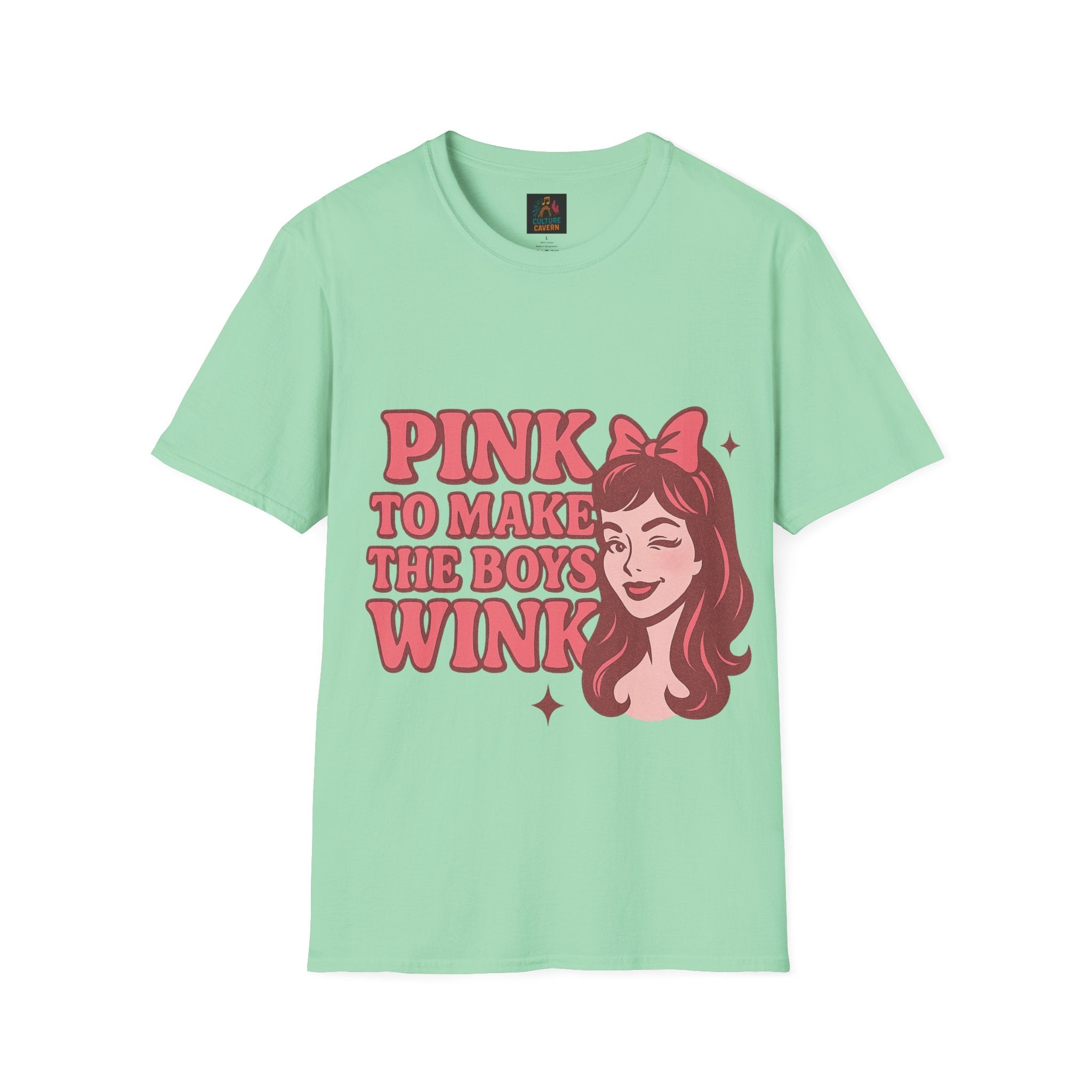 Pink to Make the Boys Wink T-Shirt, Cute Graphic Tee, Casual Wear, [...]