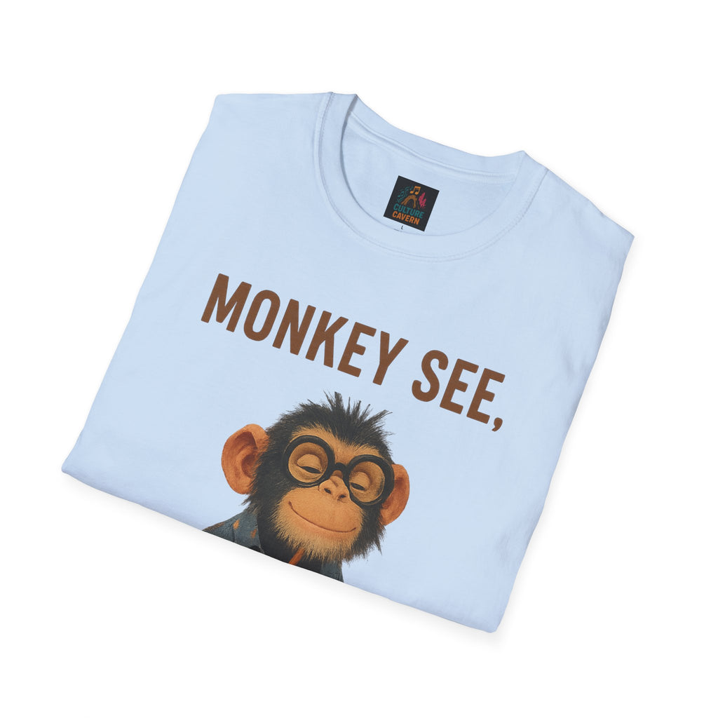 Monkey See, Monkey Brew Unisex T-shirt