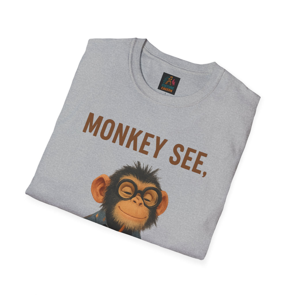 Monkey See, Monkey Brew Unisex T-shirt