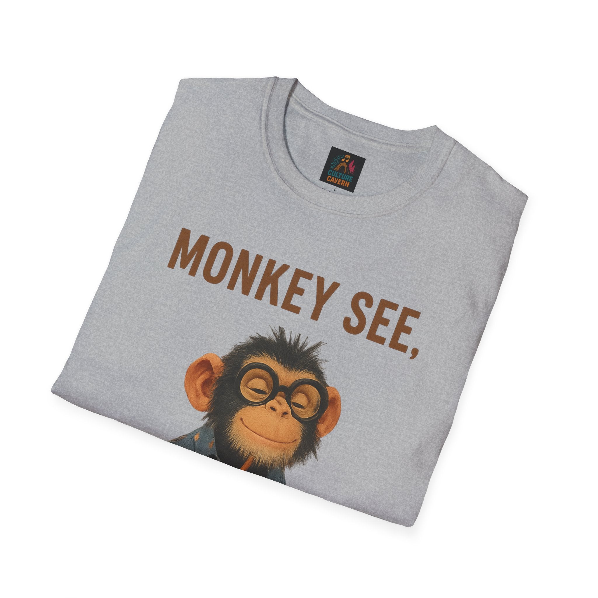 Monkey See, Monkey Brew Unisex T-shirt