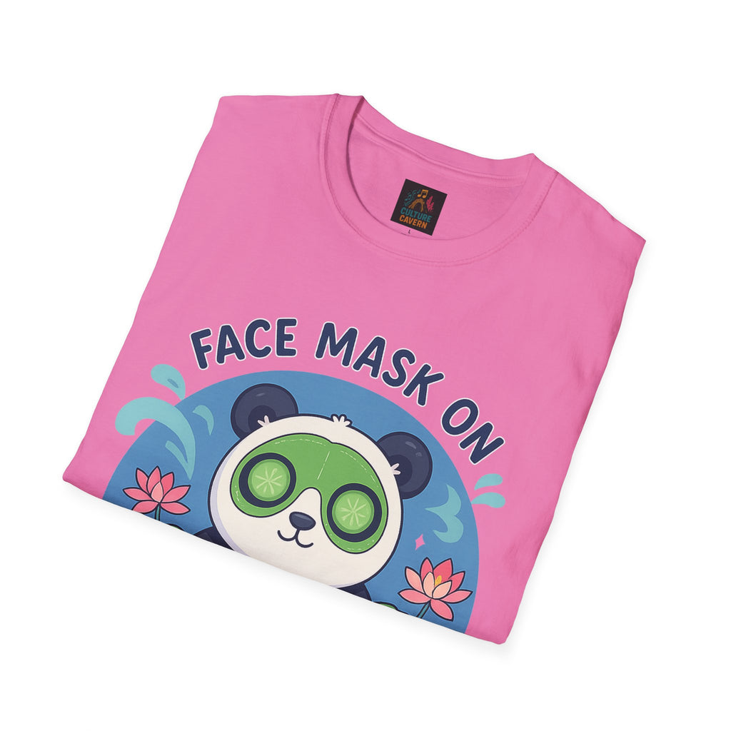 Cute Panda Face Mask T-Shirt