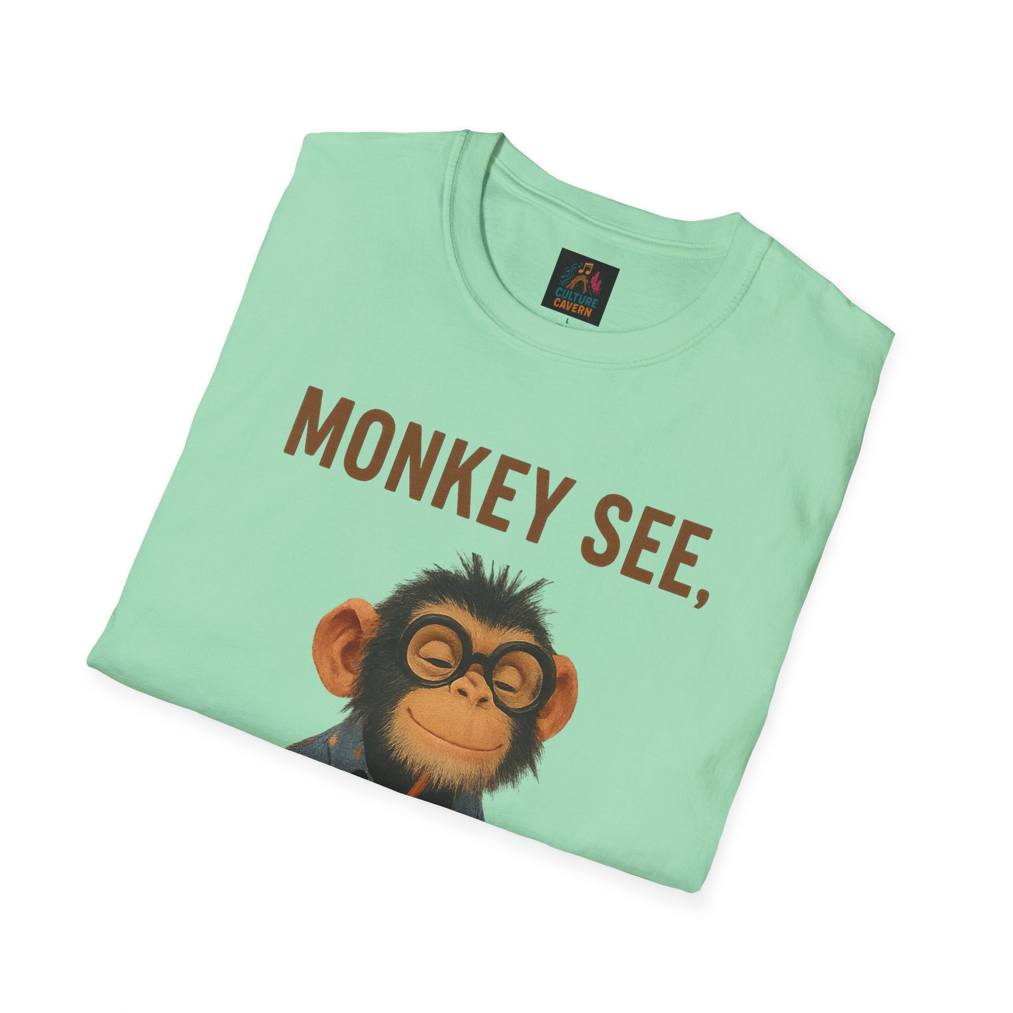Monkey See, Monkey Brew Unisex T-shirt