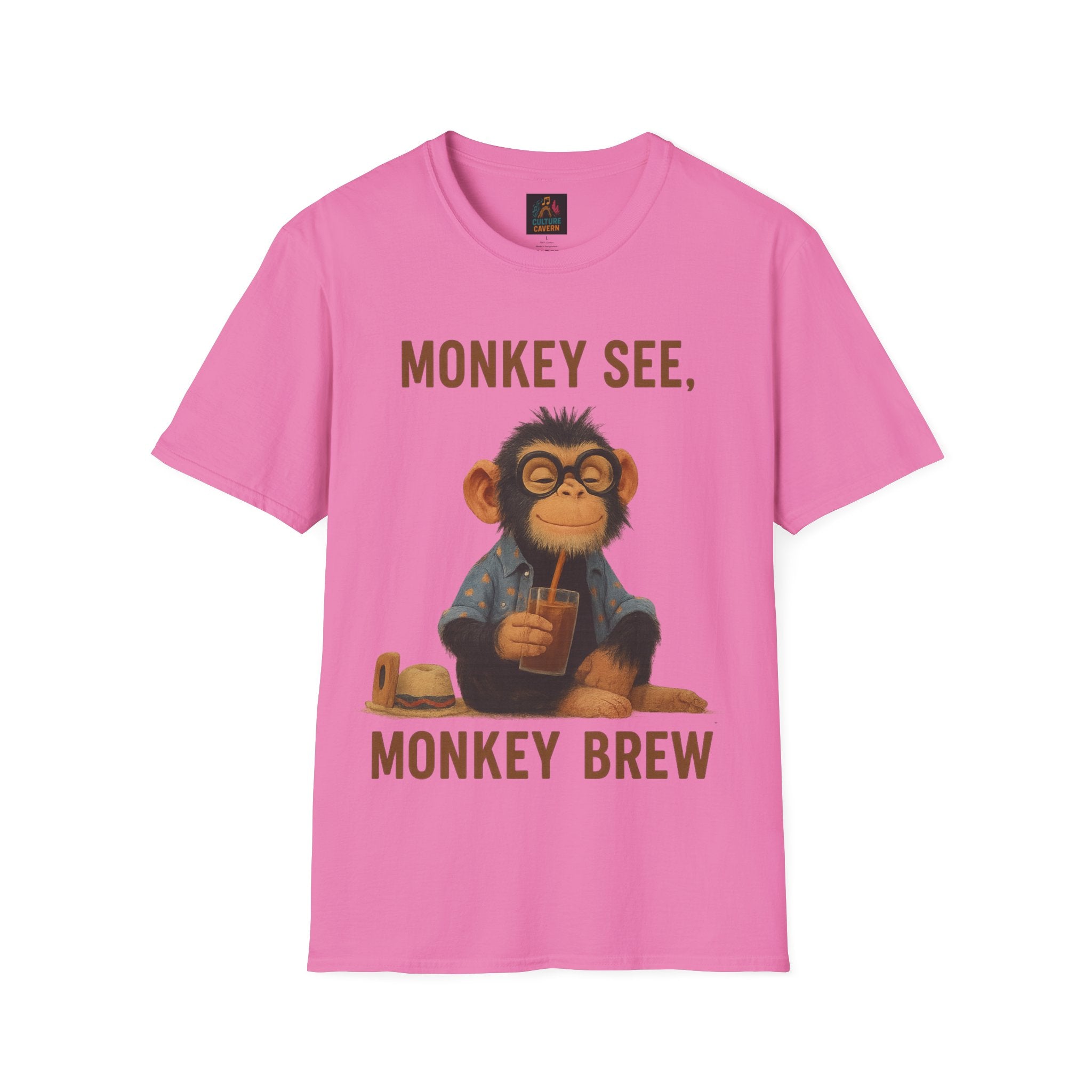 Monkey See, Monkey Brew Unisex T-shirt