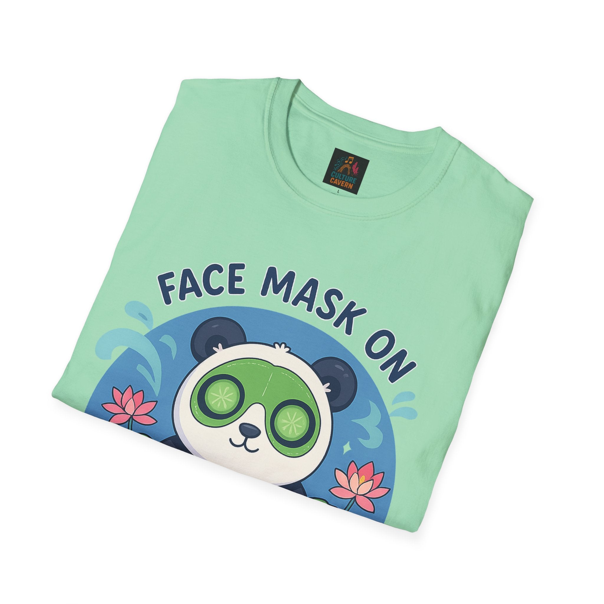 Cute Panda Face Mask T-Shirt