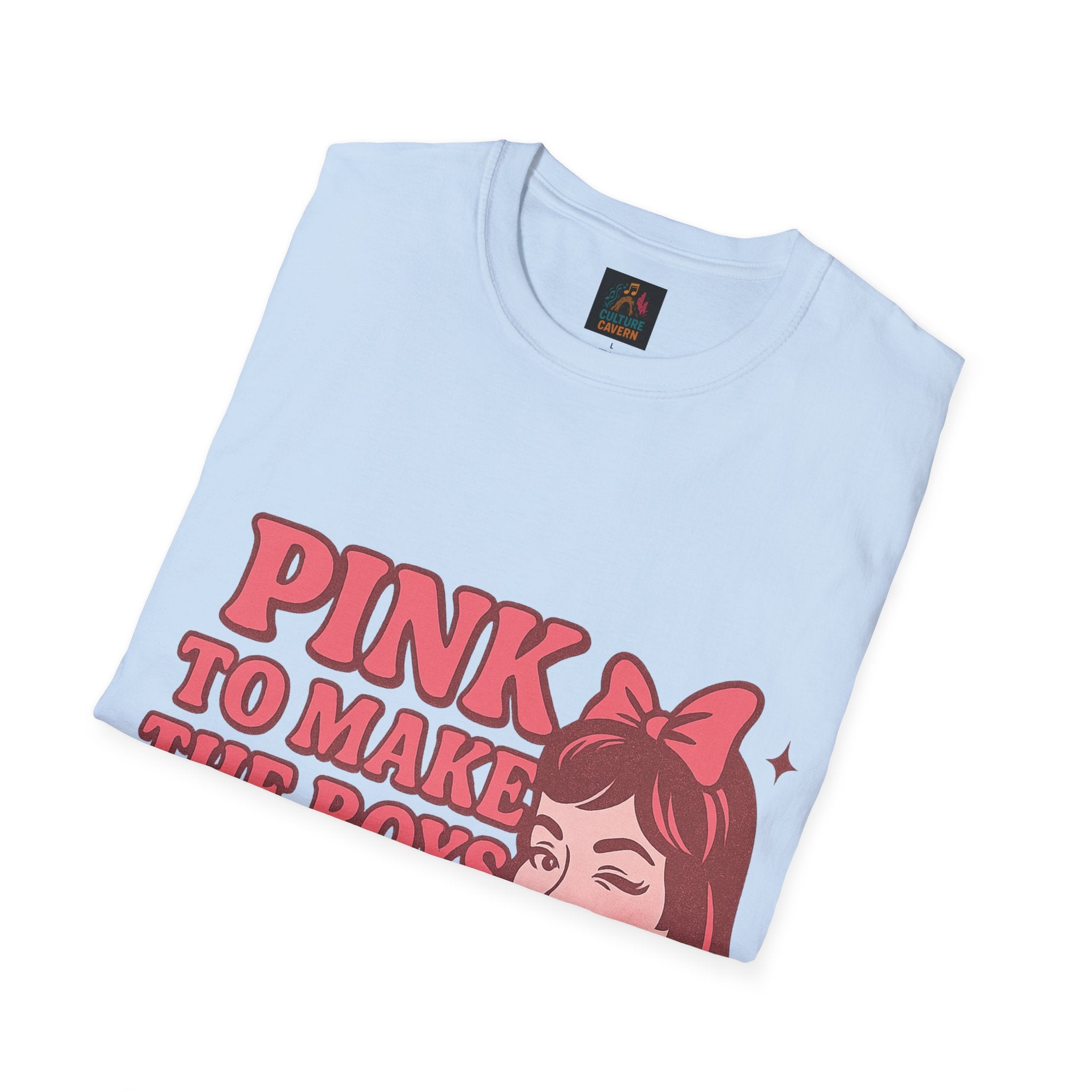 Pink to Make the Boys Wink T-Shirt, Cute Graphic Tee, Casual Wear, [...]