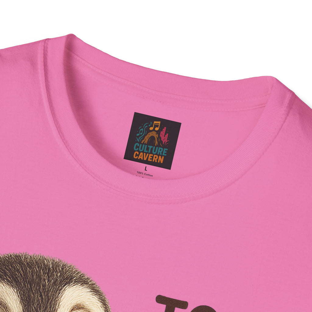 Too Cool for Hot Coffee, Penguin Unisex T-shirt