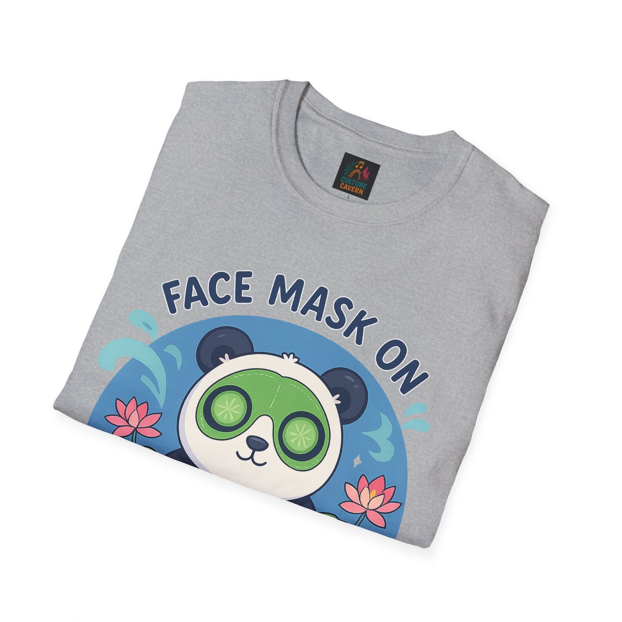 Cute Panda Face Mask T-Shirt