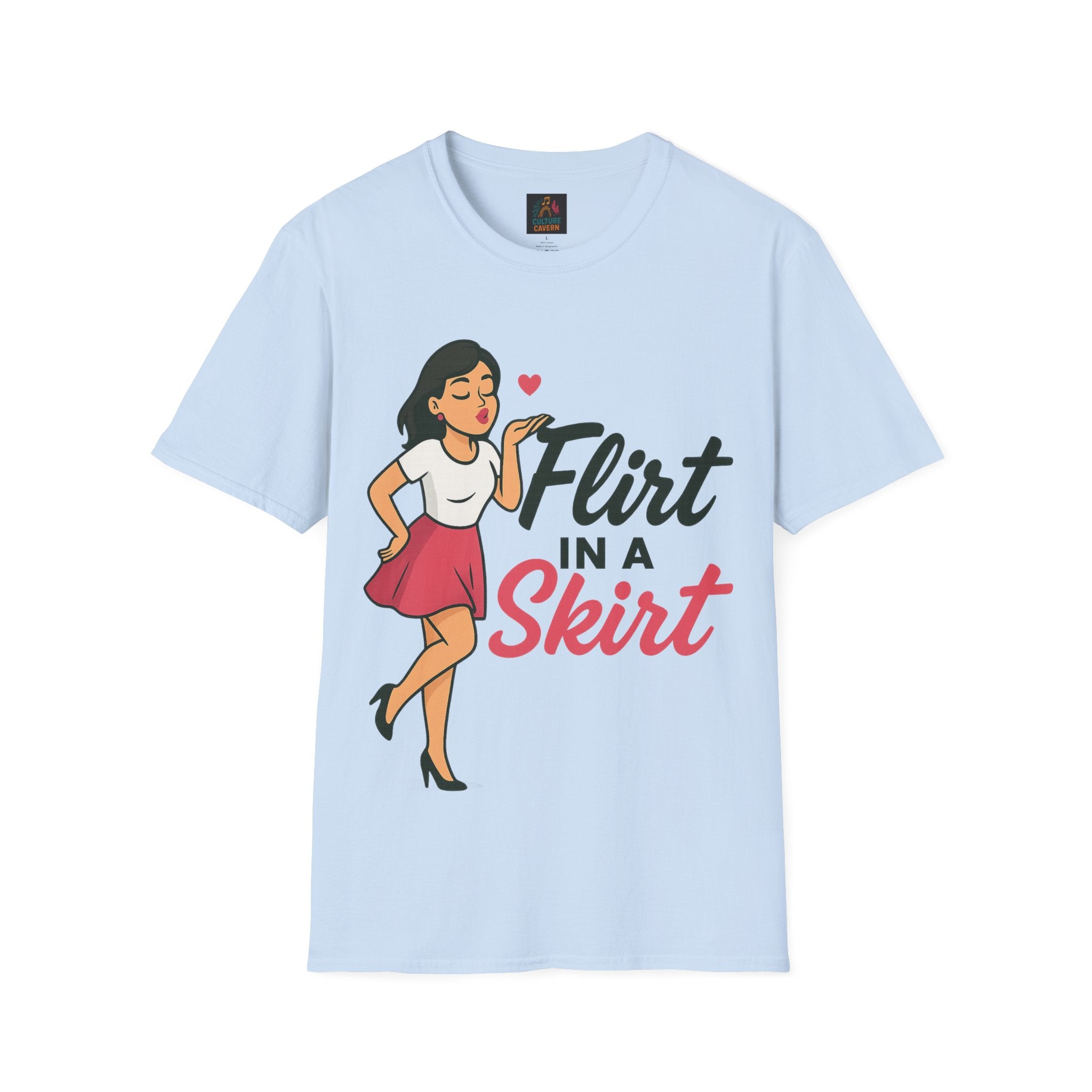 Flirt In A Skirt Graphic T-shirt