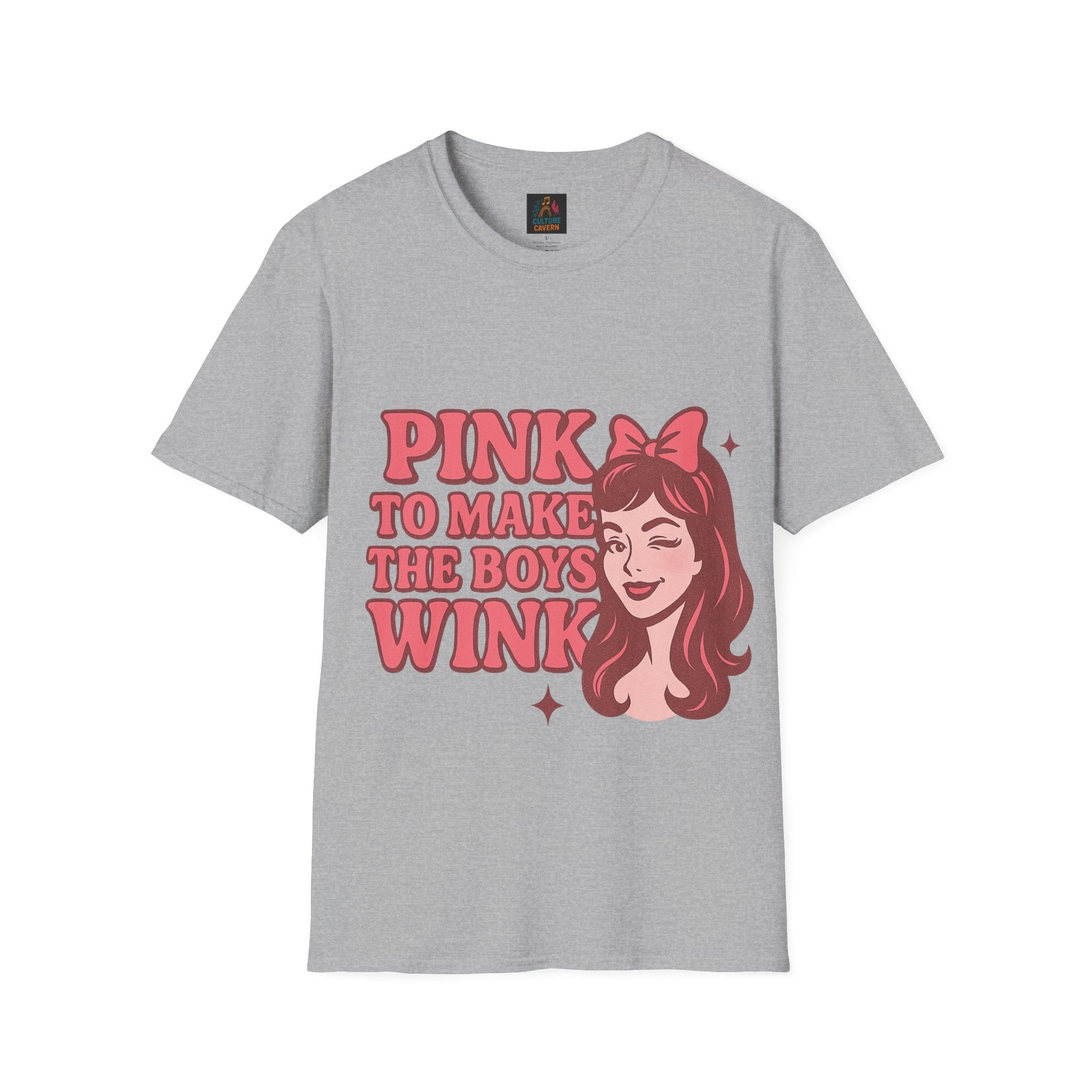 Pink to Make the Boys Wink T-Shirt, Cute Graphic Tee, Casual Wear, [...]