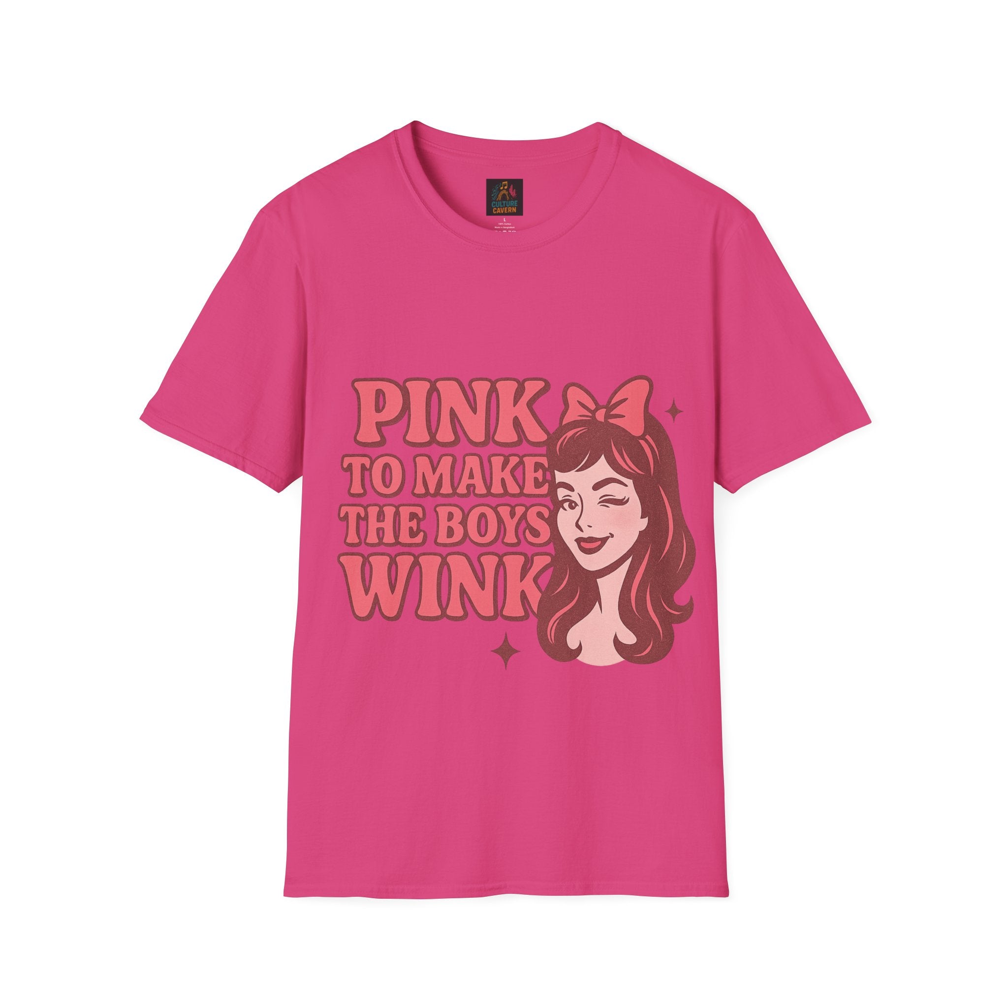 Pink to Make the Boys Wink T-Shirt, Cute Graphic Tee, Casual Wear, [...]