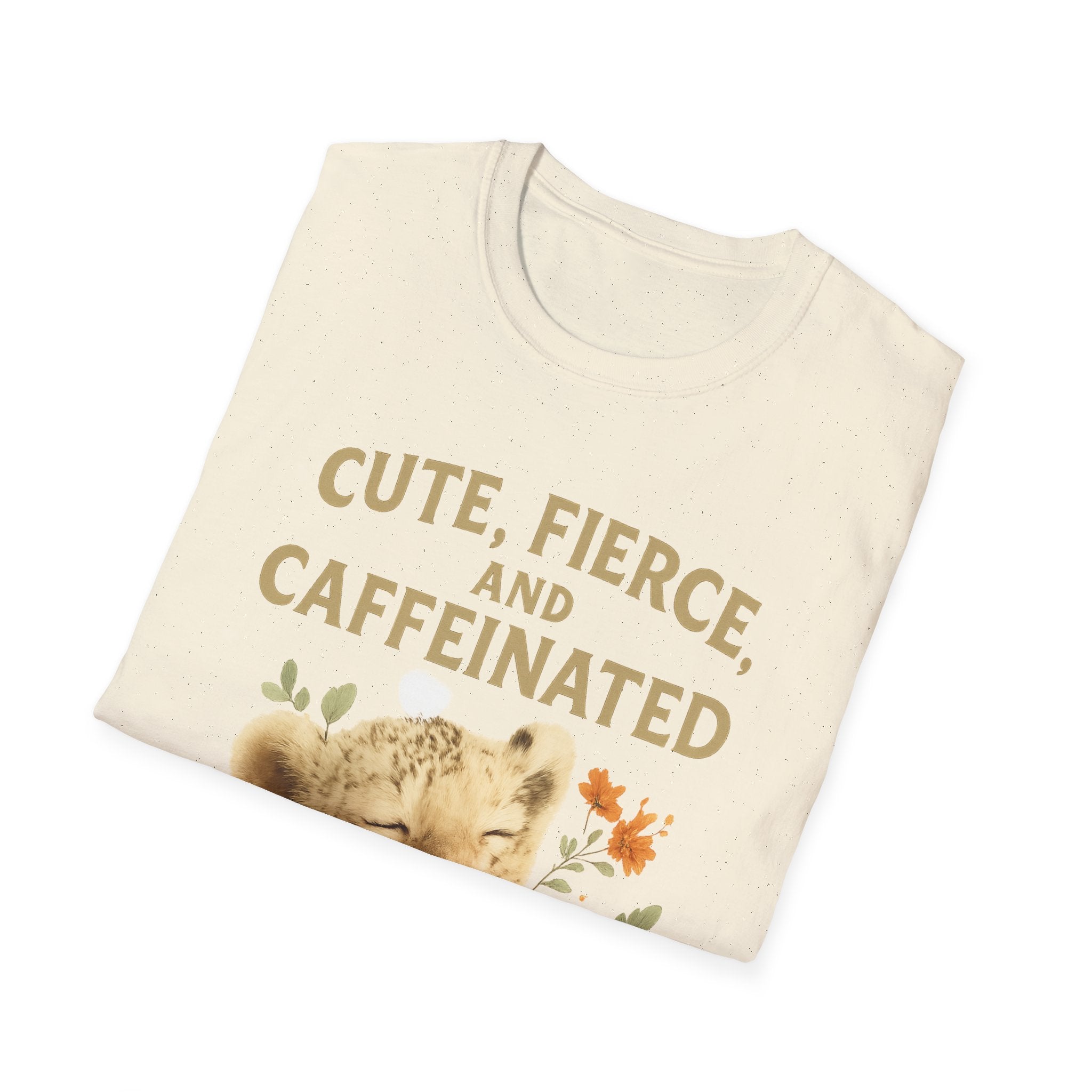 Cute Fierce Caffeinated, Lion Cub T-Shirt