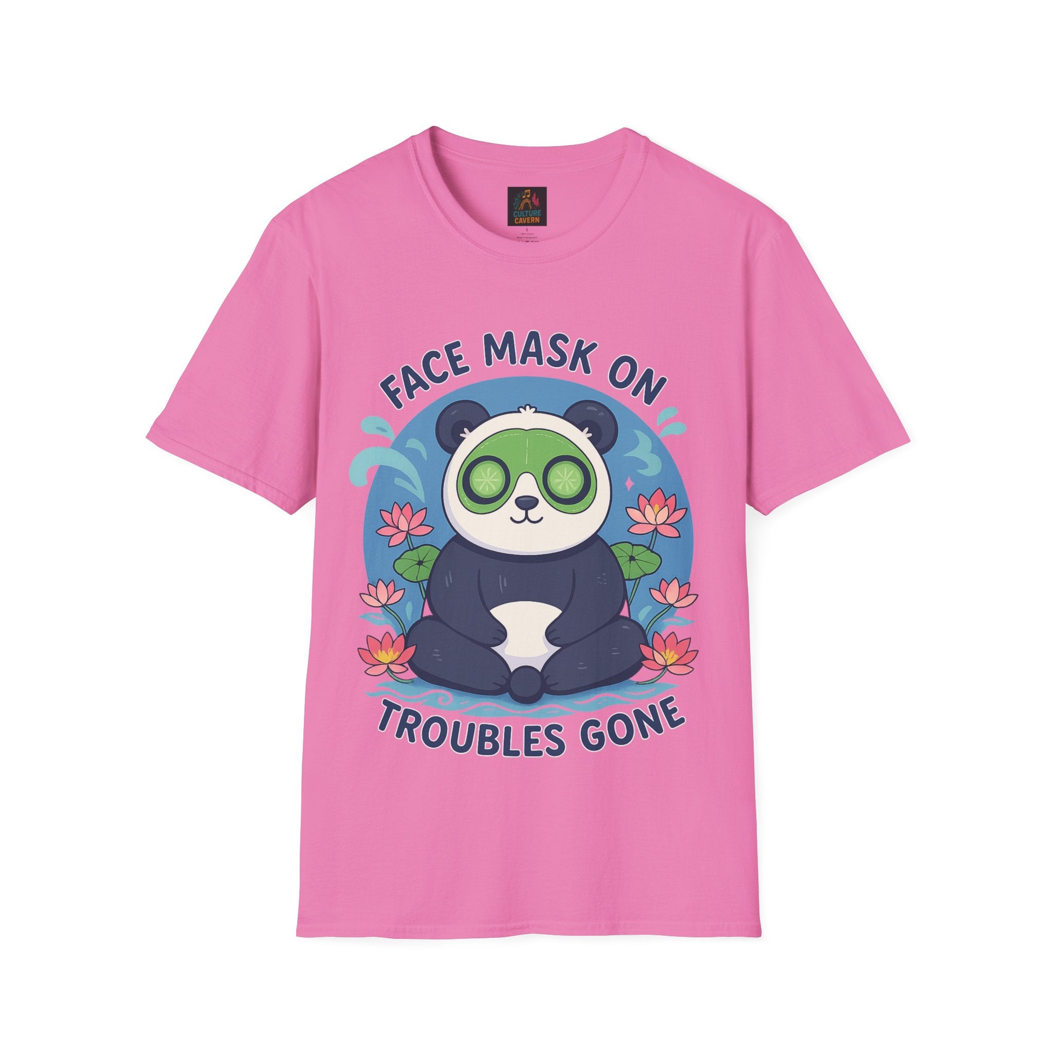 Cute Panda Face Mask T-Shirt