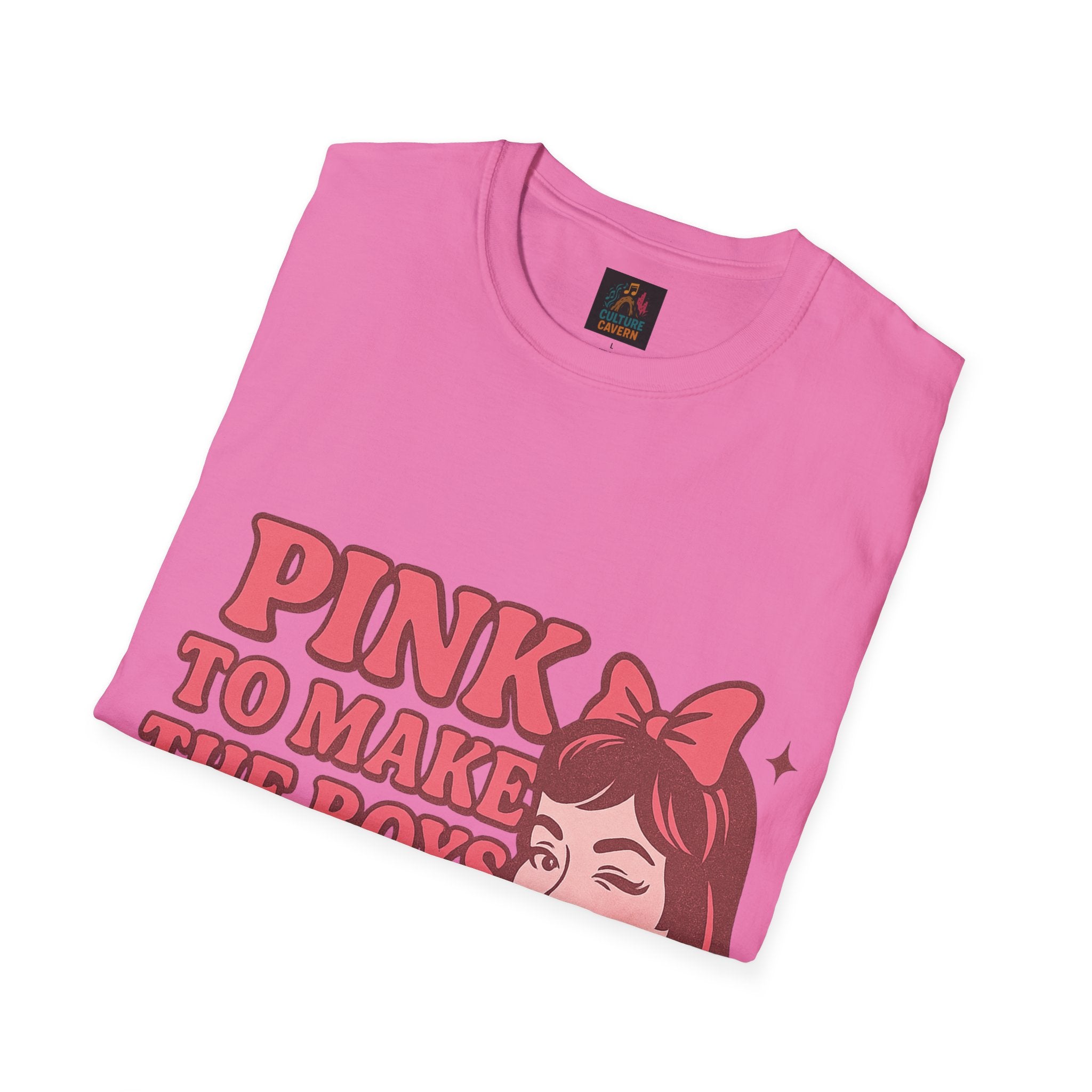 Pink to Make the Boys Wink T-Shirt, Cute Graphic Tee, Casual Wear, [...]