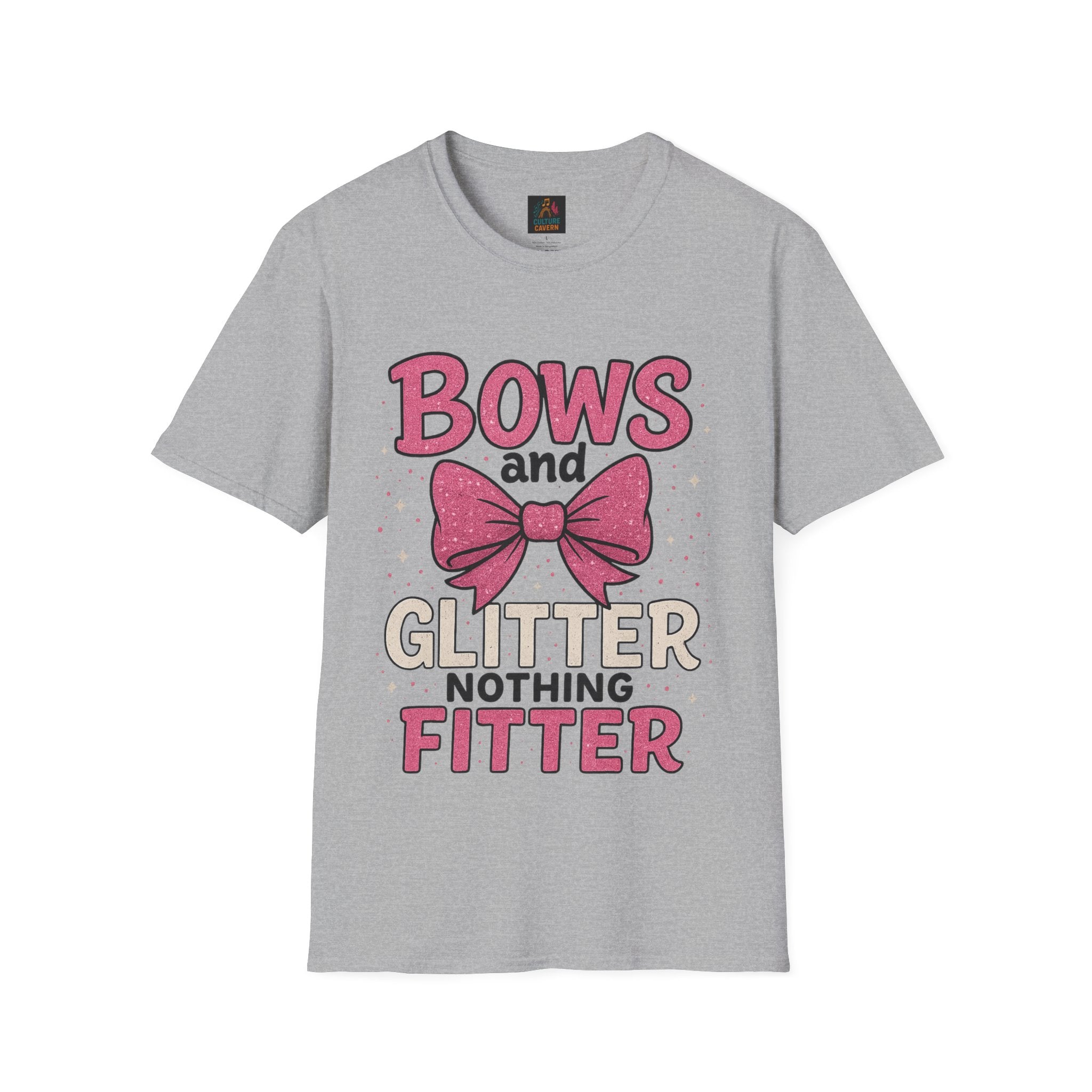 Bows and Glitter, Nothing Fitter T-Shirt
