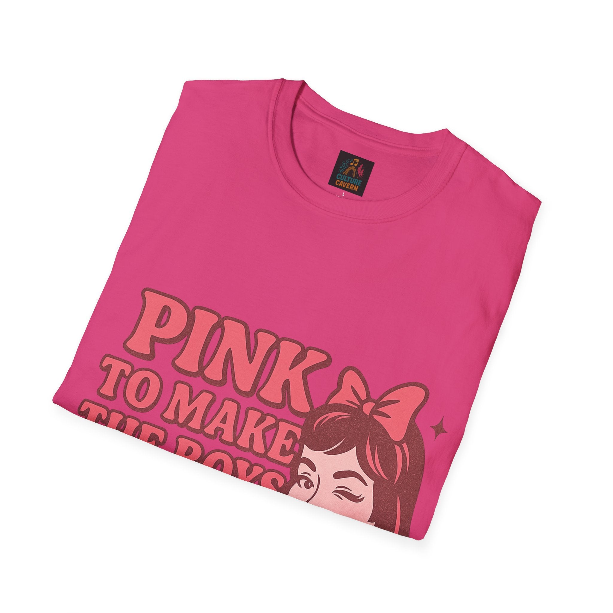 Pink to Make the Boys Wink T-Shirt, Cute Graphic Tee, Casual Wear, [...]
