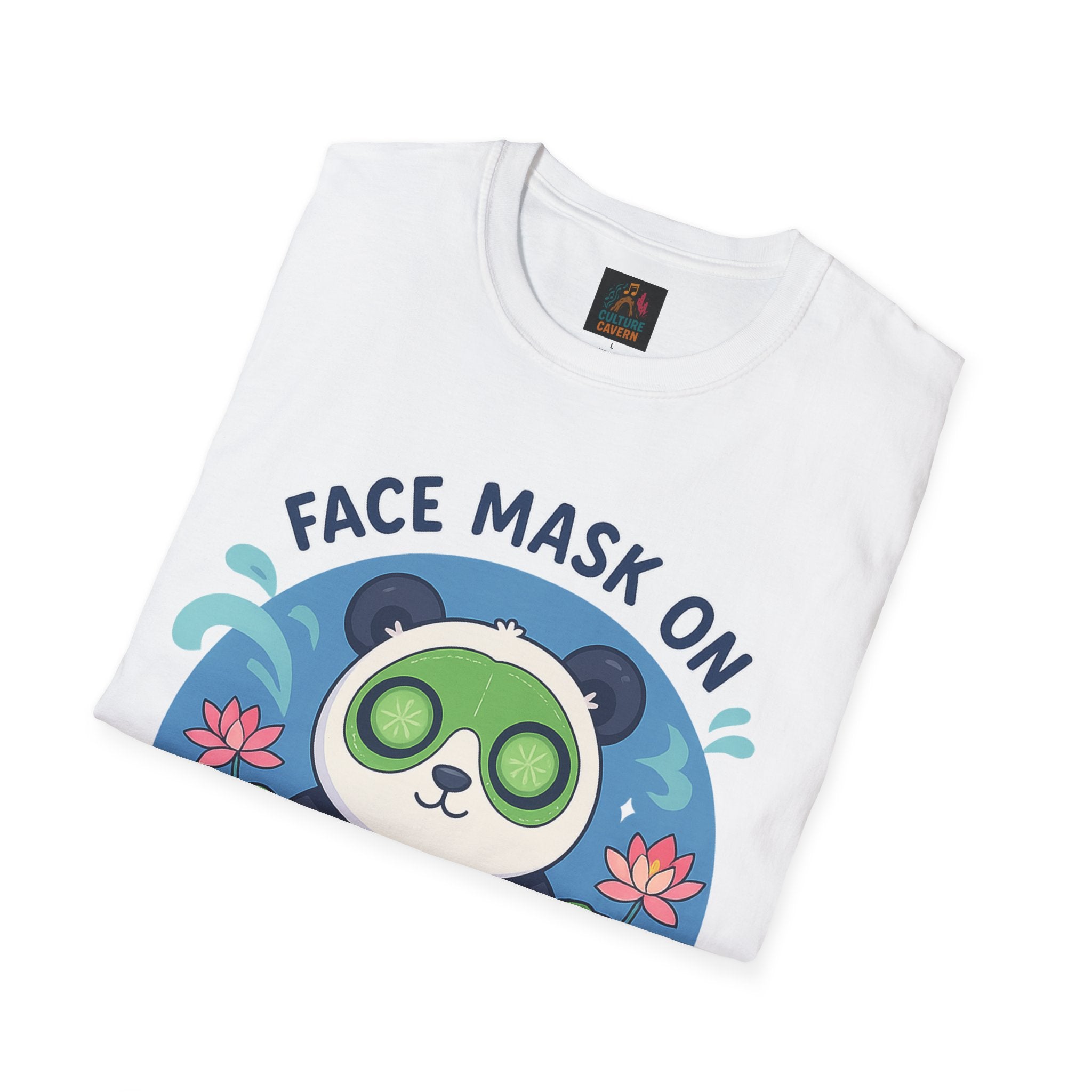 Cute Panda Face Mask T-Shirt
