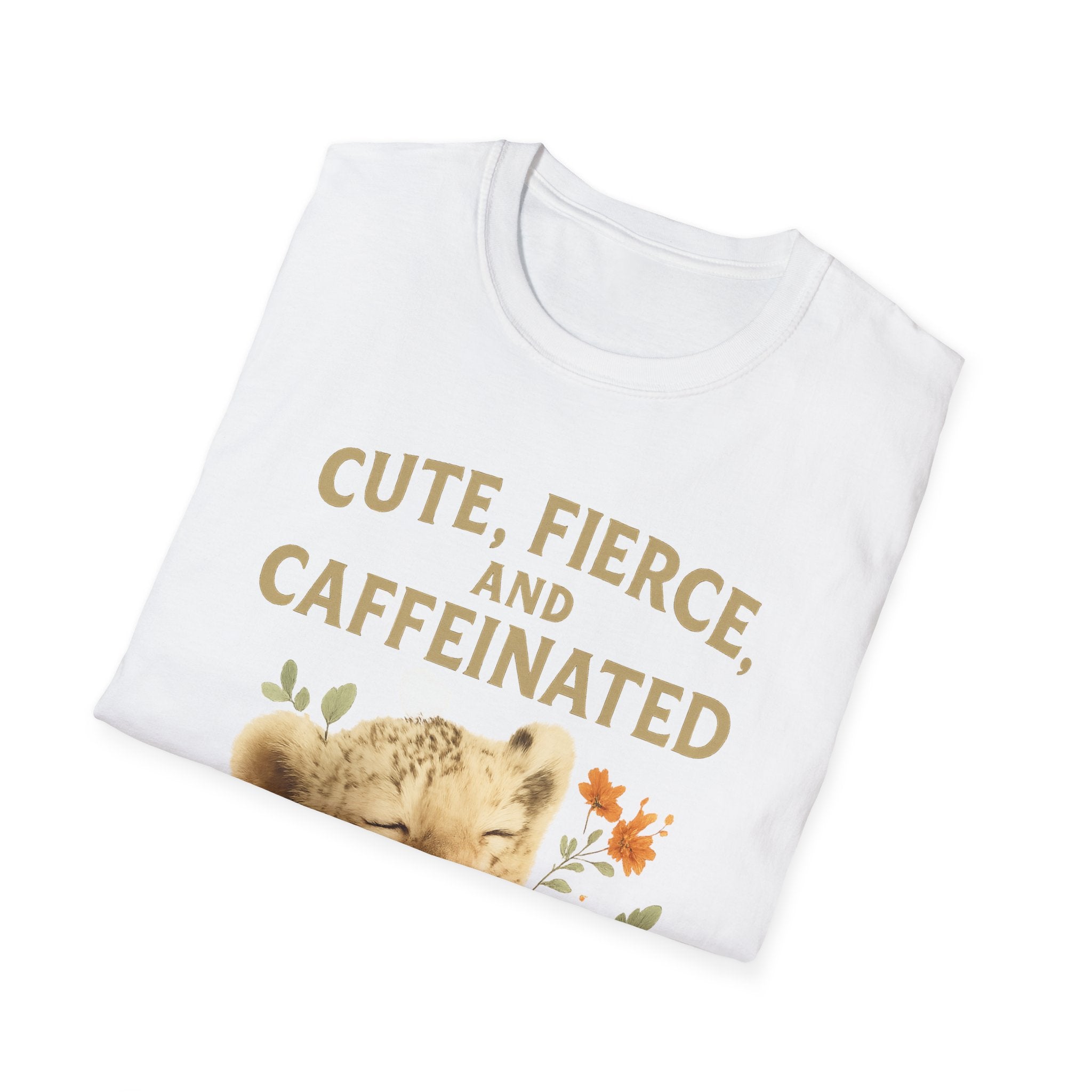 Cute Fierce Caffeinated, Lion Cub T-Shirt
